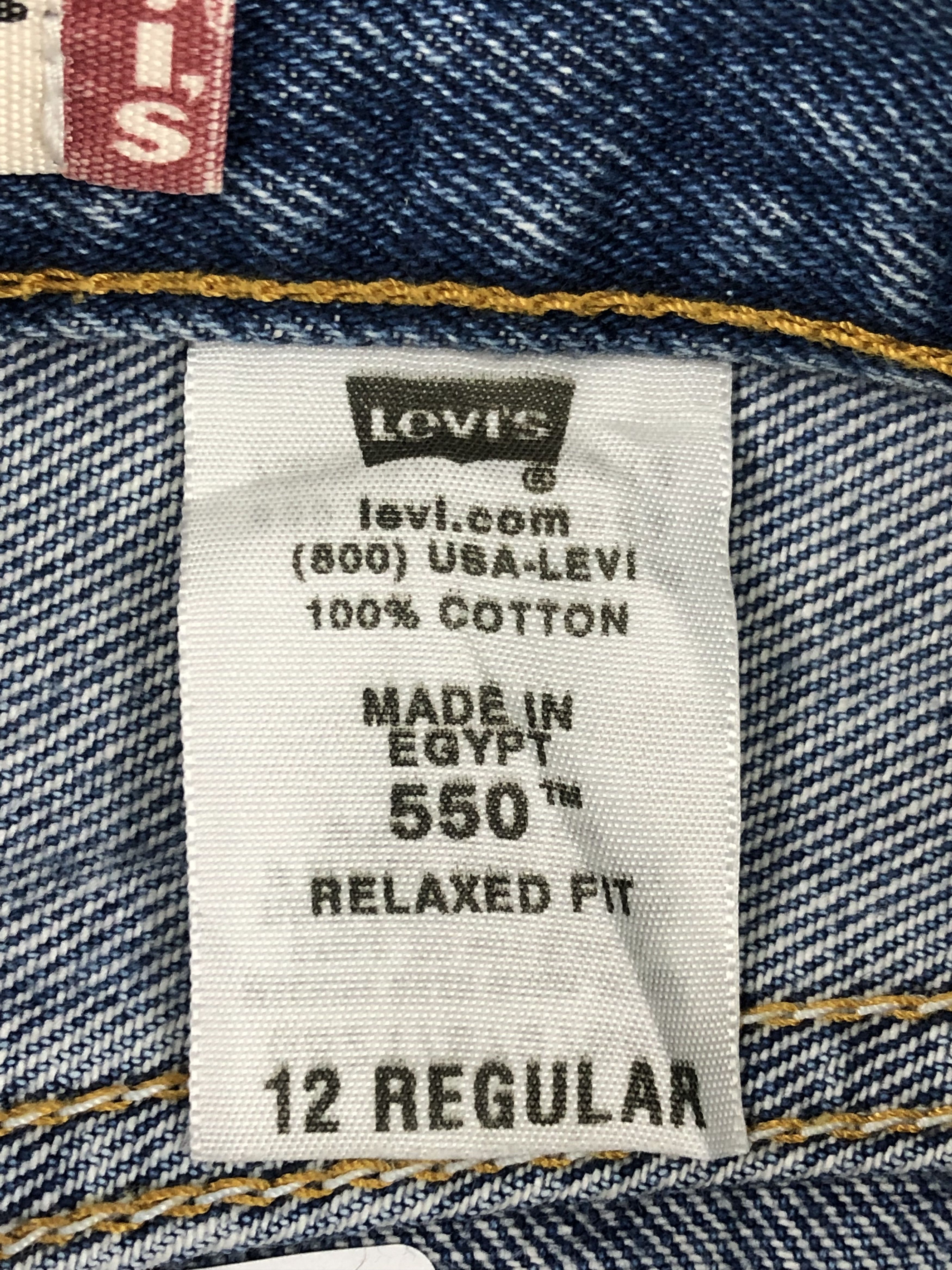 Levi's × Vintage Vintage Levis 550 Faded Blue Jeans W26 Size US 26 / EU 42 - 6 Thumbnail