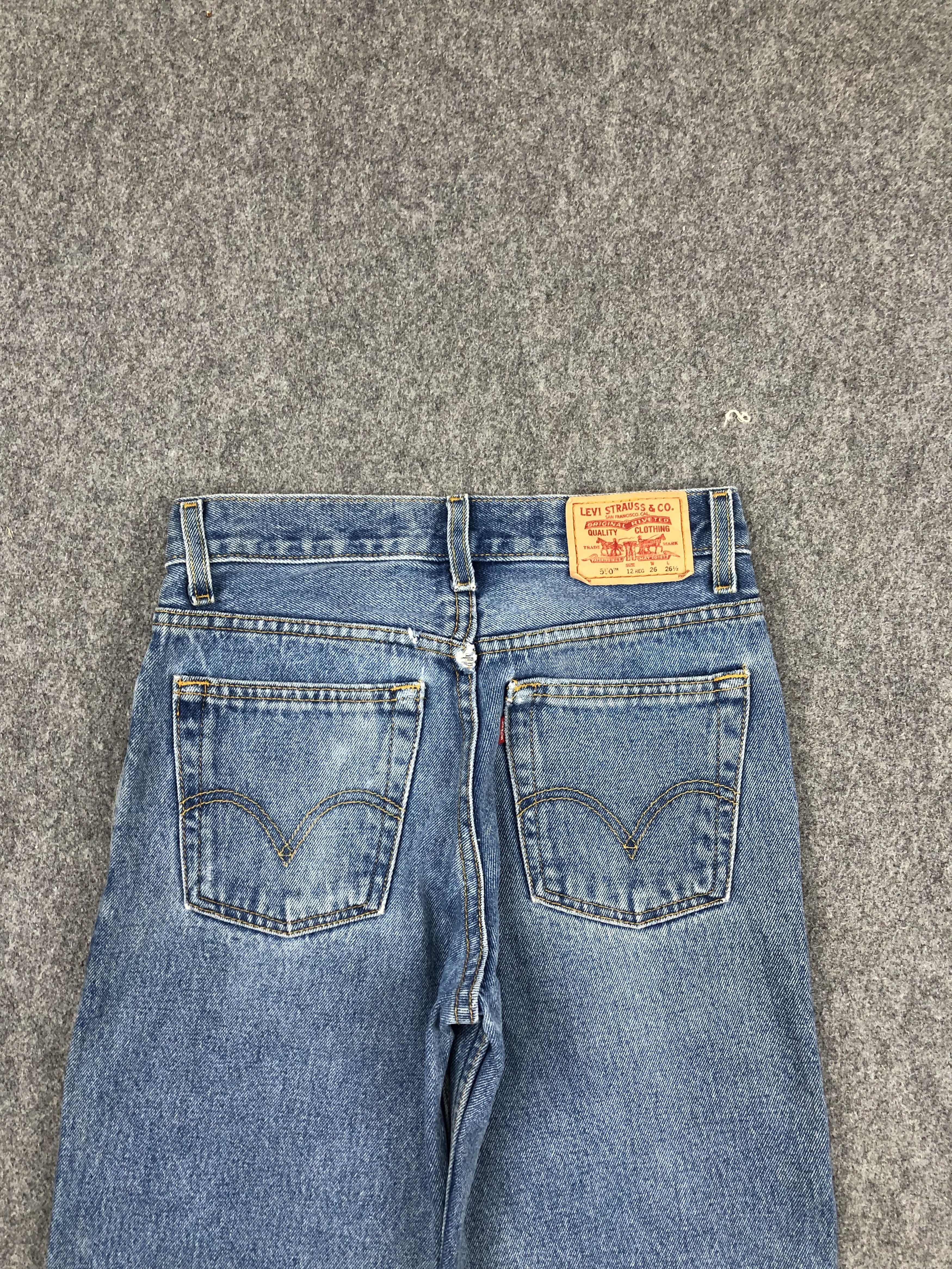 Levi's × Vintage Vintage Levis 550 Faded Blue Jeans W26 Size US 26 / EU 42 - 4 Thumbnail