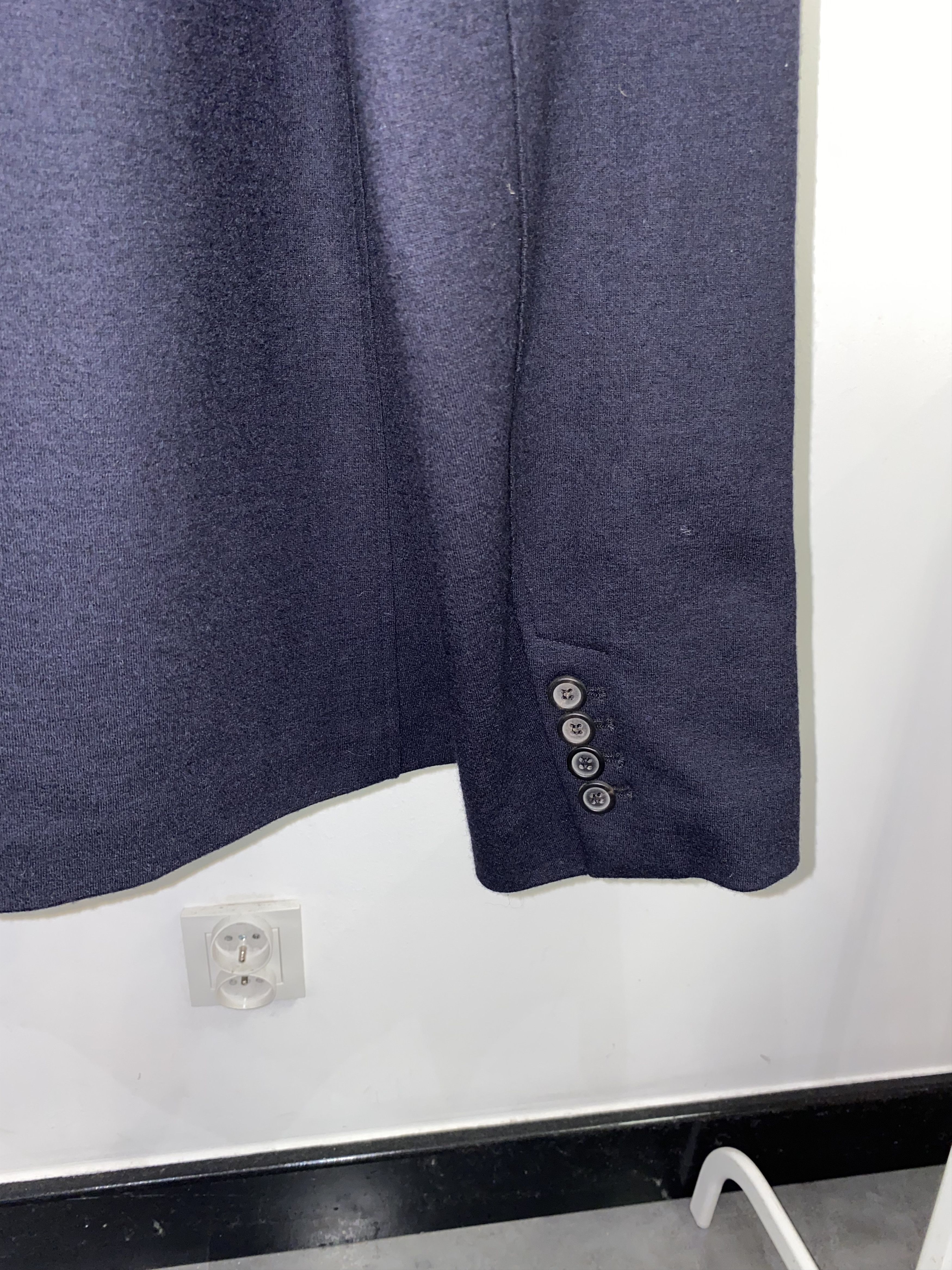 Lanvin Lanvin Wool Dark Navy Blazer Size 44R - 6 Thumbnail