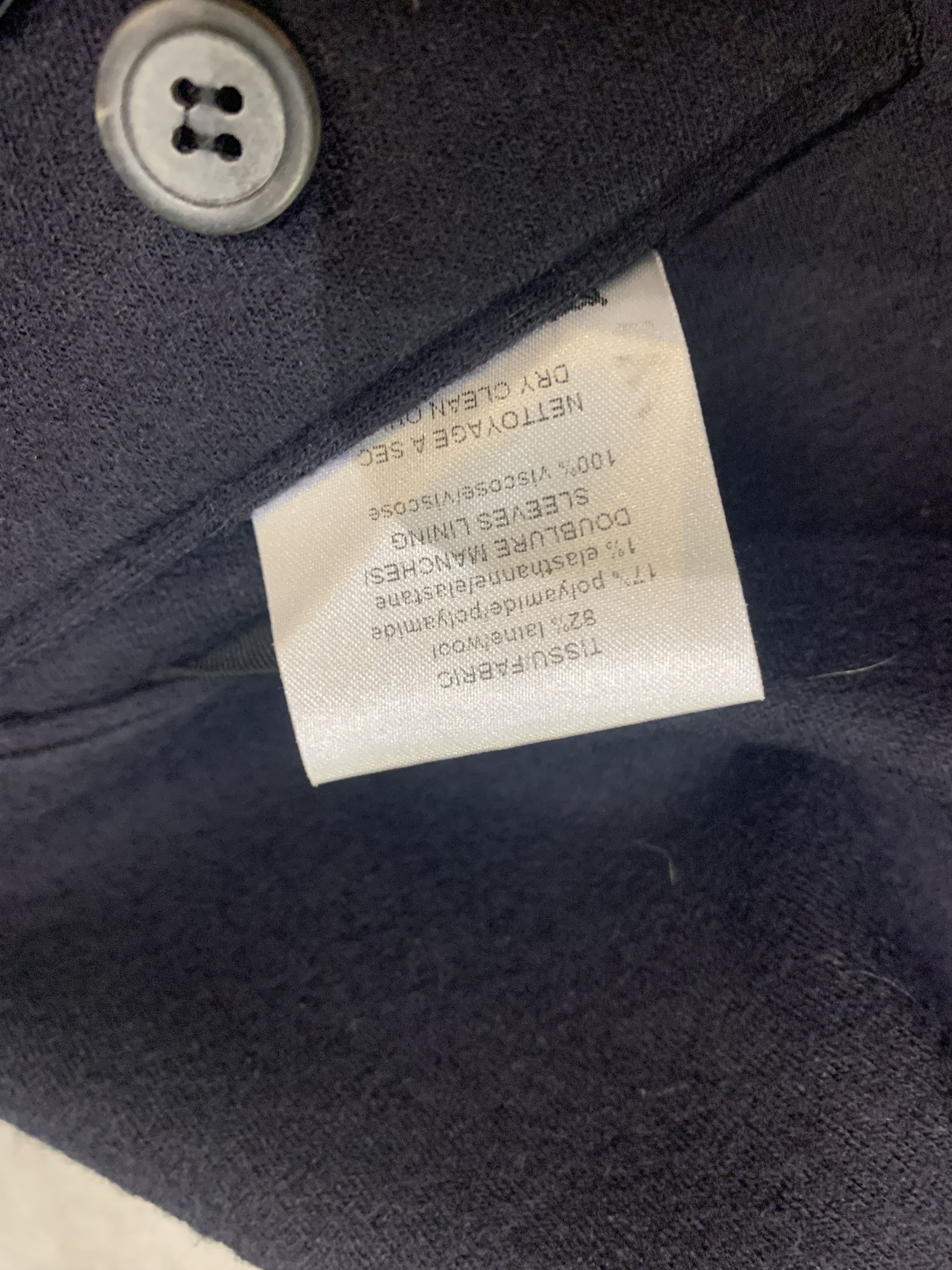 Lanvin Lanvin Wool Dark Navy Blazer Size US L / EU 52-54 / 3 - 12 Thumbnail