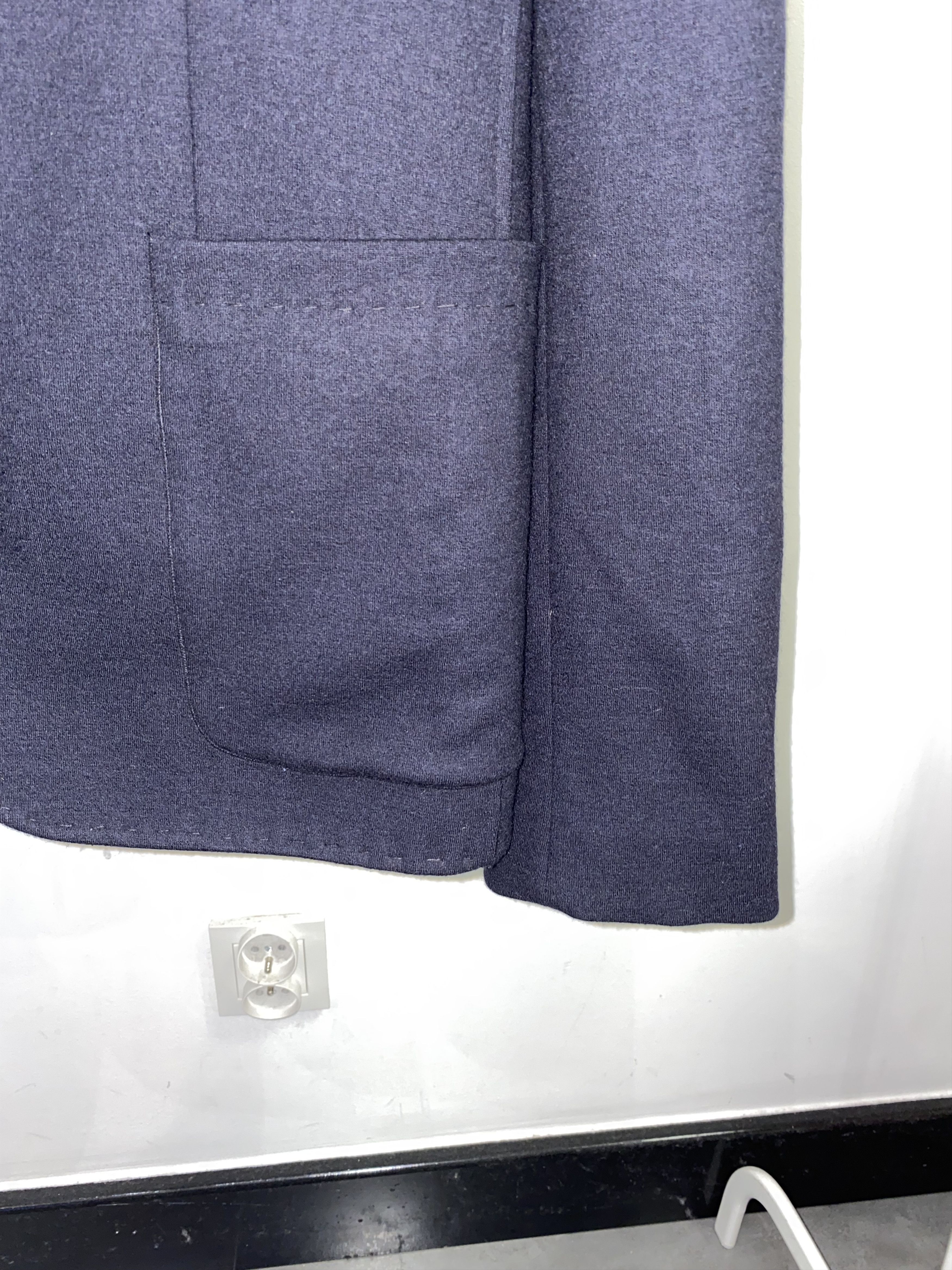 Lanvin Lanvin Wool Dark Navy Blazer Size 44R - 3 Thumbnail