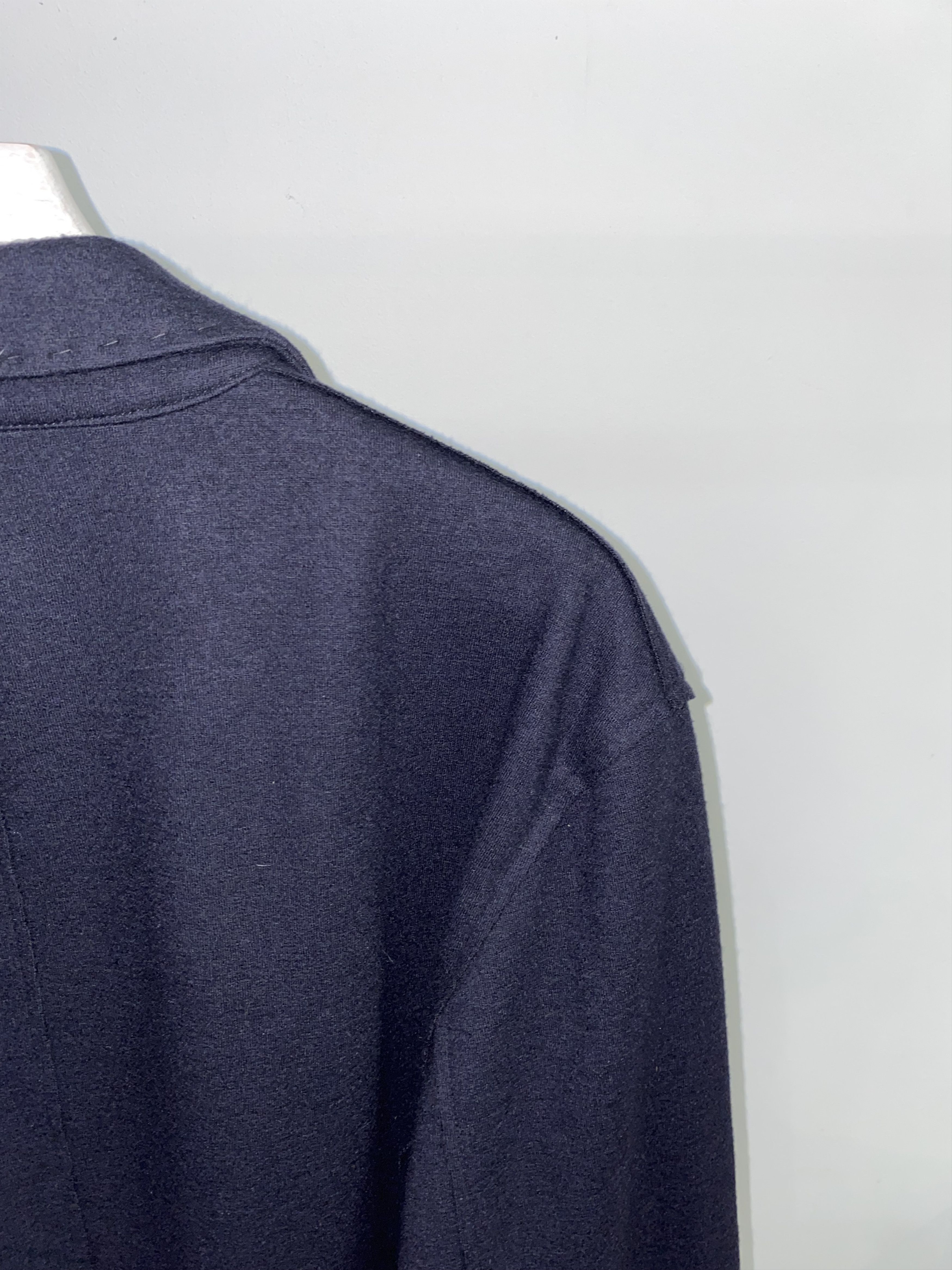 Lanvin Lanvin Wool Dark Navy Blazer Size 44R - 5 Thumbnail