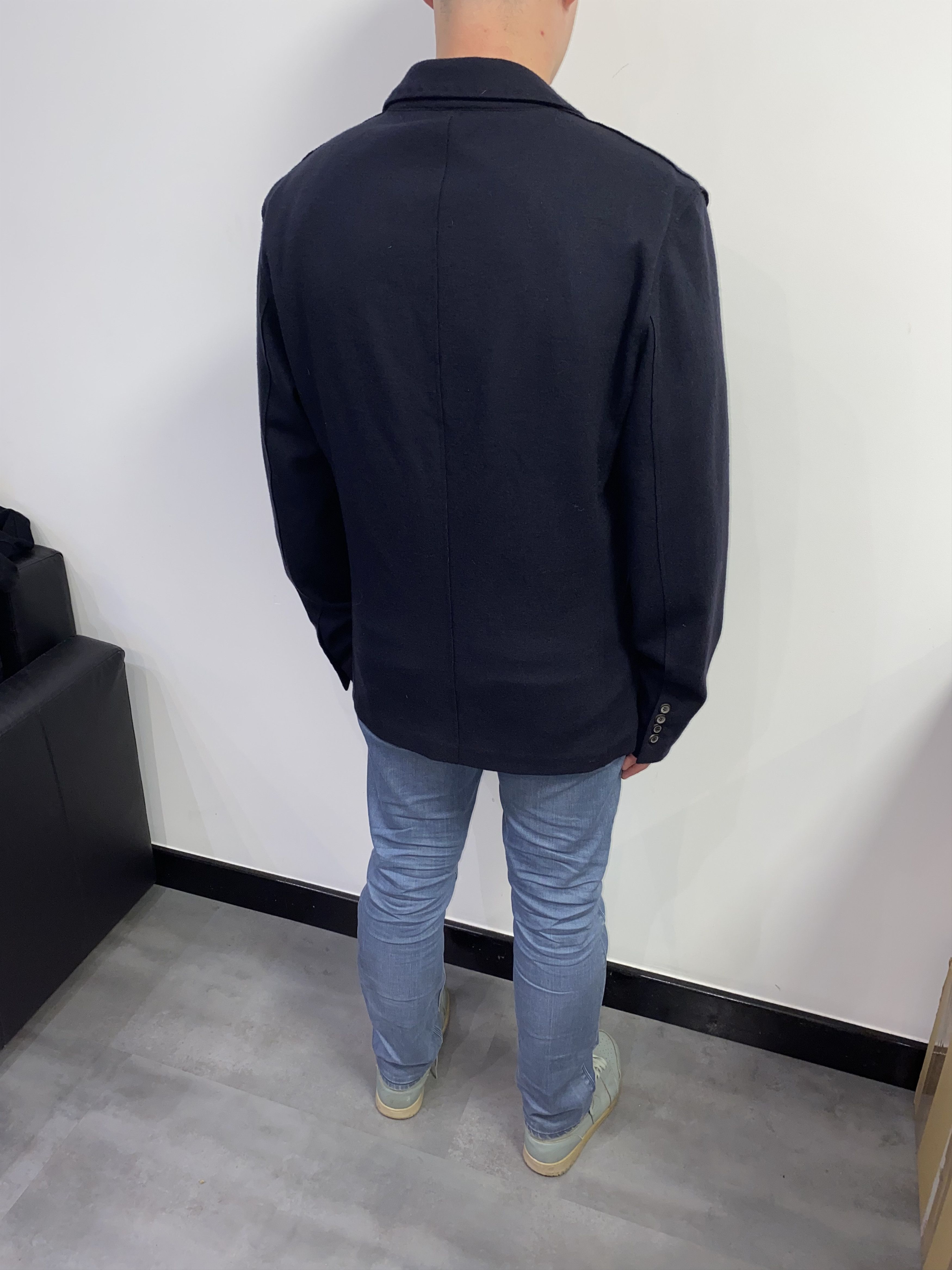 Lanvin Lanvin Wool Dark Navy Blazer Size 44R - 8 Thumbnail