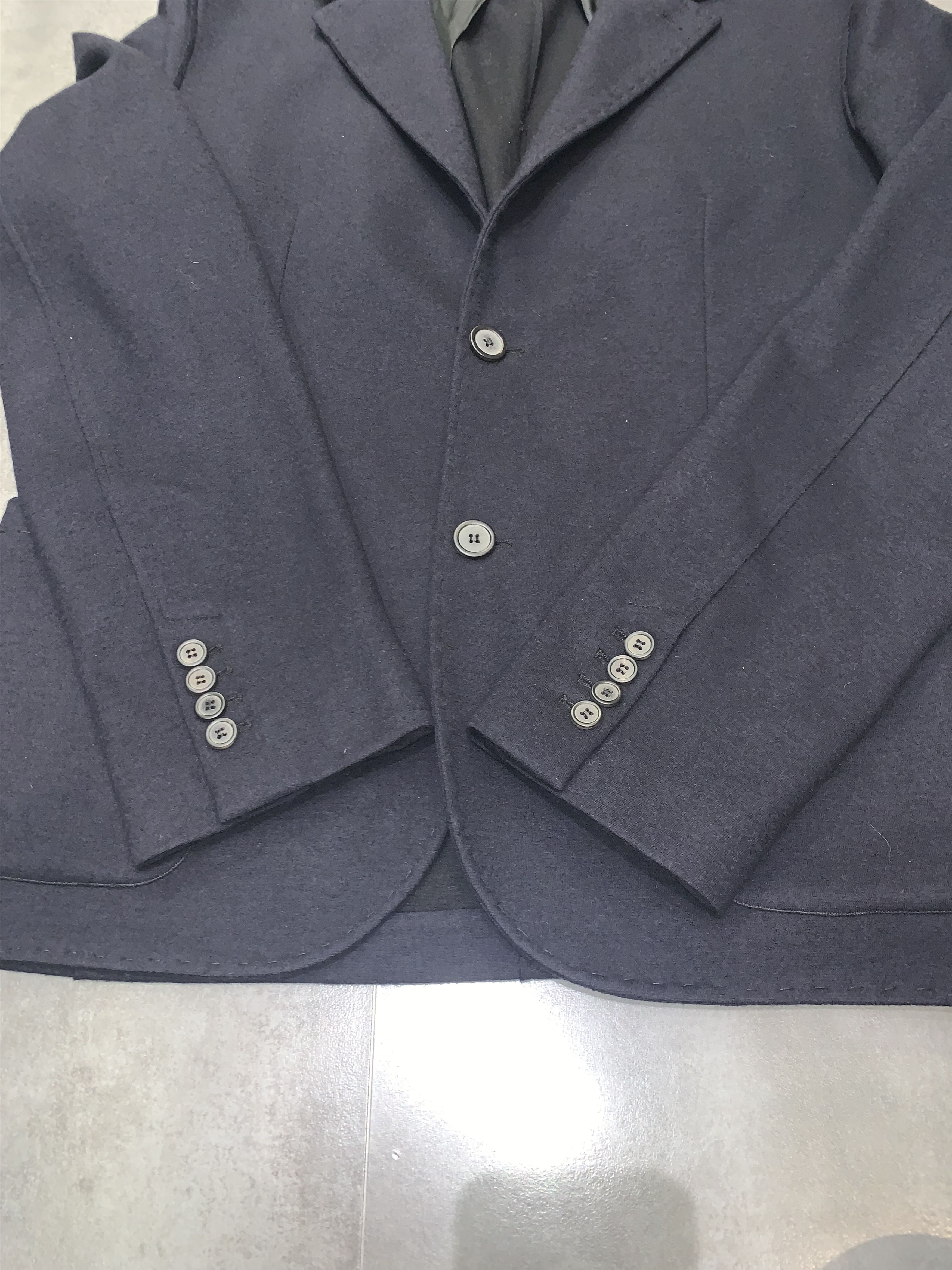Lanvin Lanvin Wool Dark Navy Blazer Size 44R - 10 Thumbnail