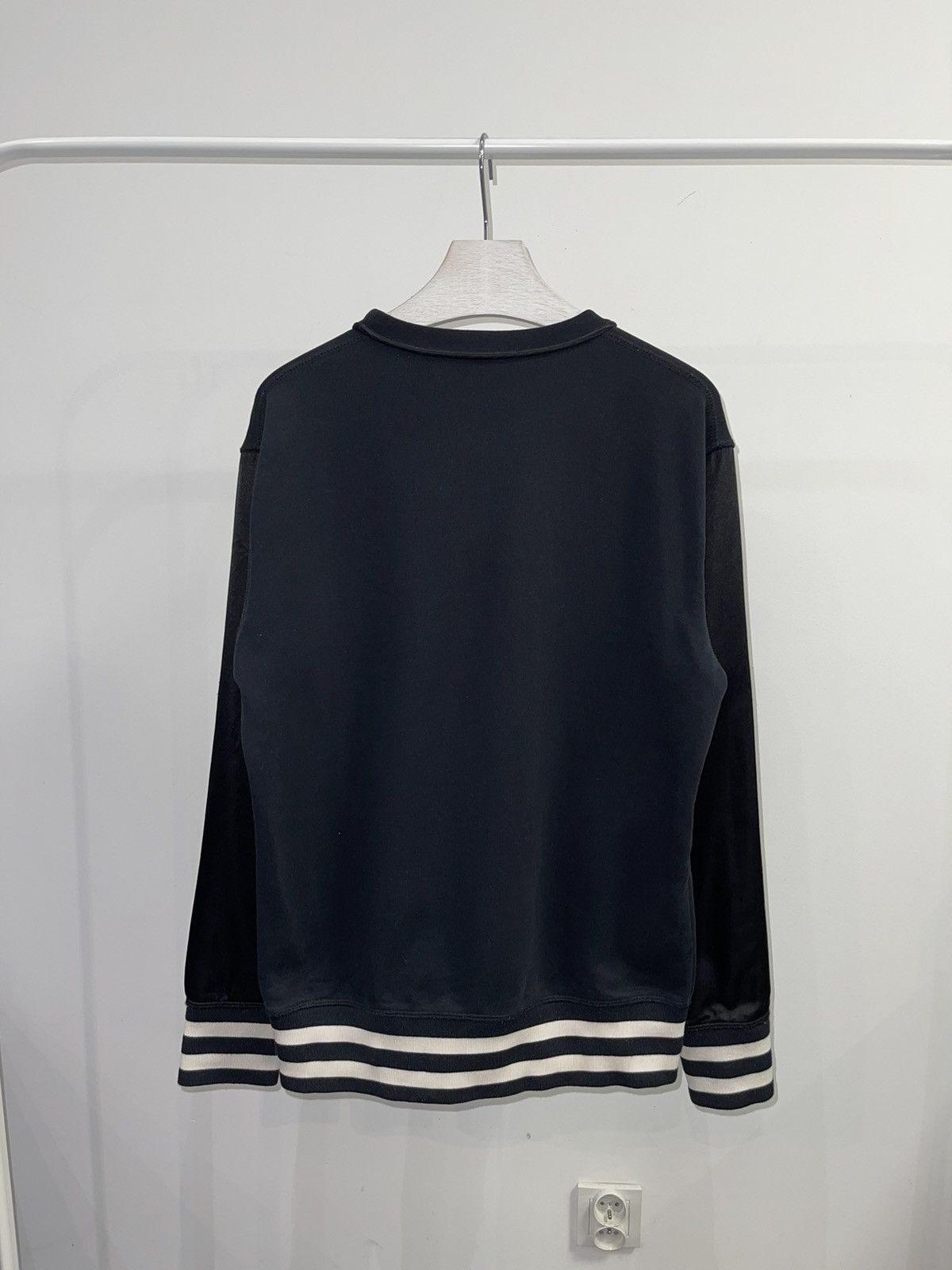 Alexander McQueen FW16 Alexander Mcqueen Small Logo Silk Sleeves Crewneck Size US M / EU 48-50 / 2 - 4 Thumbnail