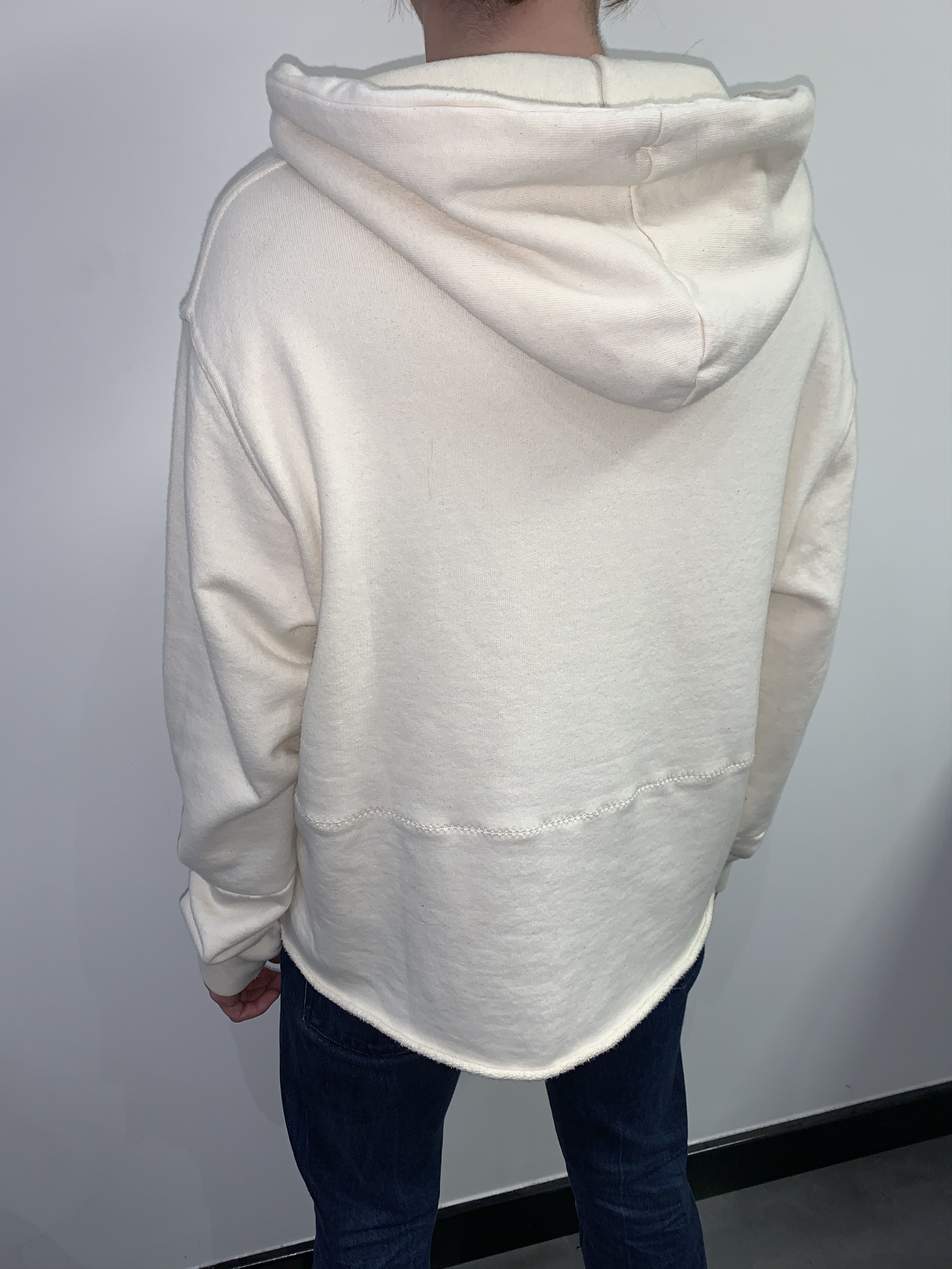 Maison Margiela DS! SS18 Maison Margiela "Atelier" Cropped Distorted Hoodie Size US M / EU 48-50 / 2 - 5 Thumbnail