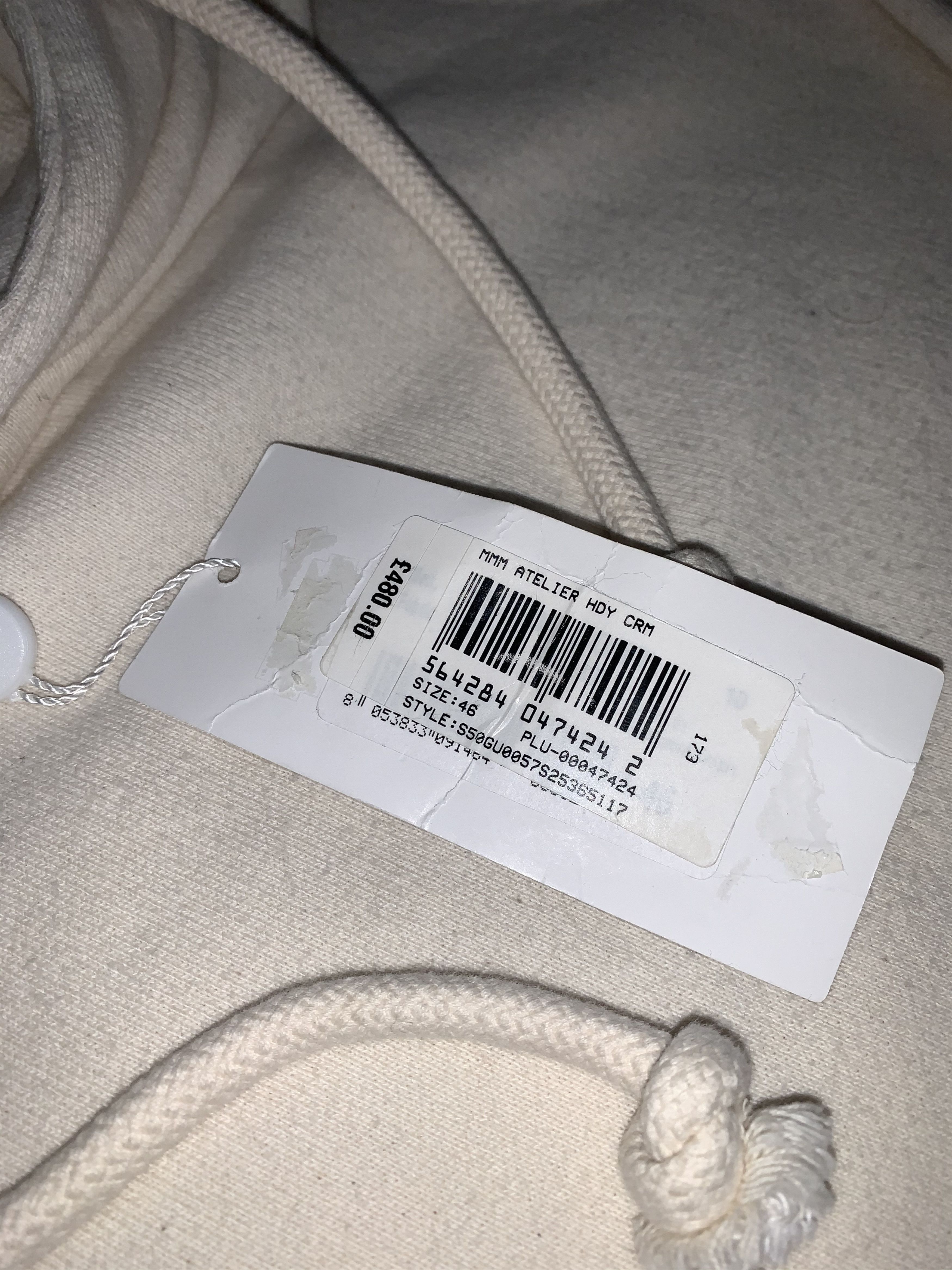 Maison Margiela DS! SS18 Maison Margiela "Atelier" Cropped Distorted Hoodie Size US M / EU 48-50 / 2 - 21 Thumbnail