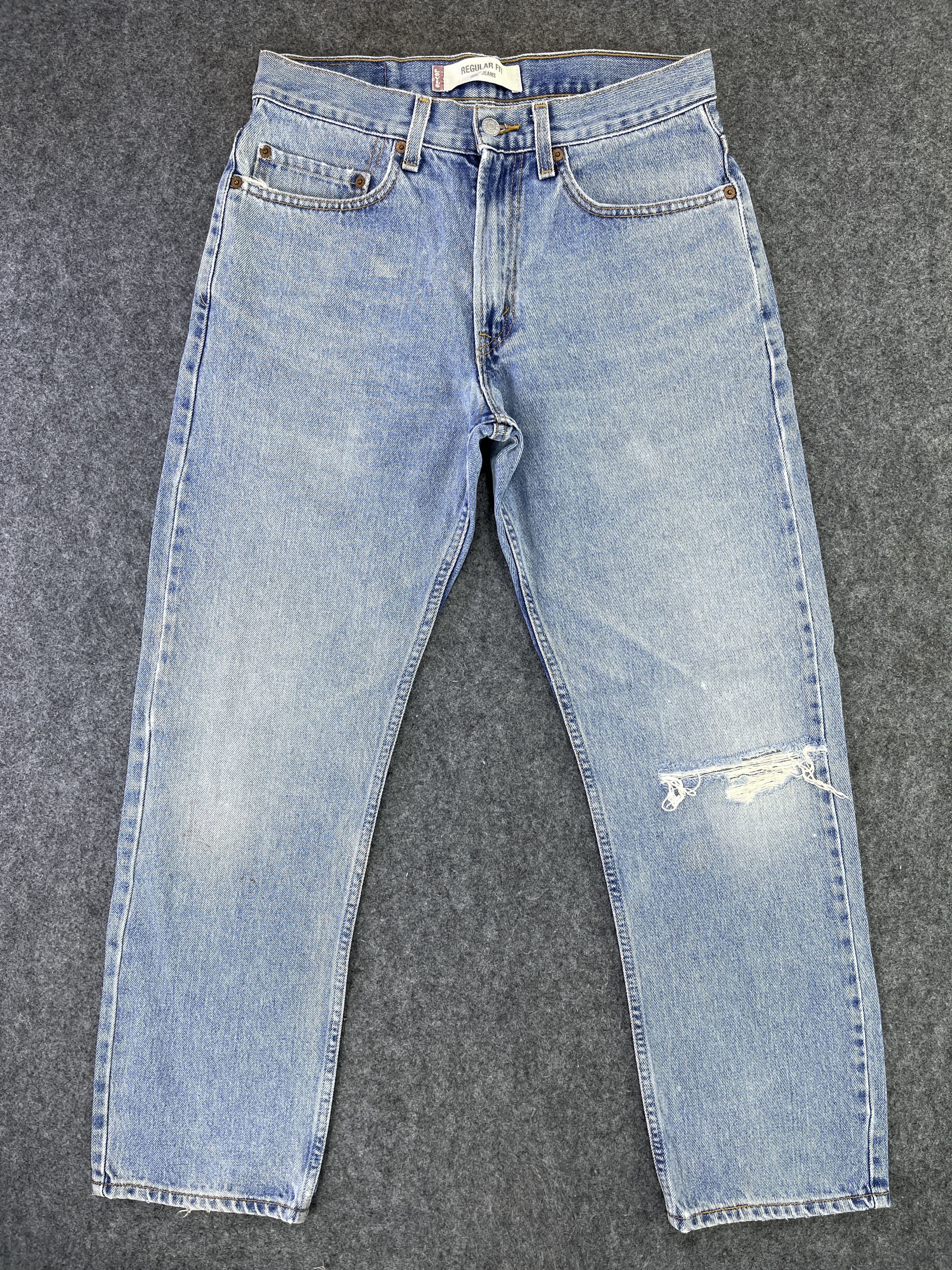 Levi's Vintage Levis 505 Stone Wash Jeans Distressed Denim - J895 Size US 31 - 1 Thumbnail