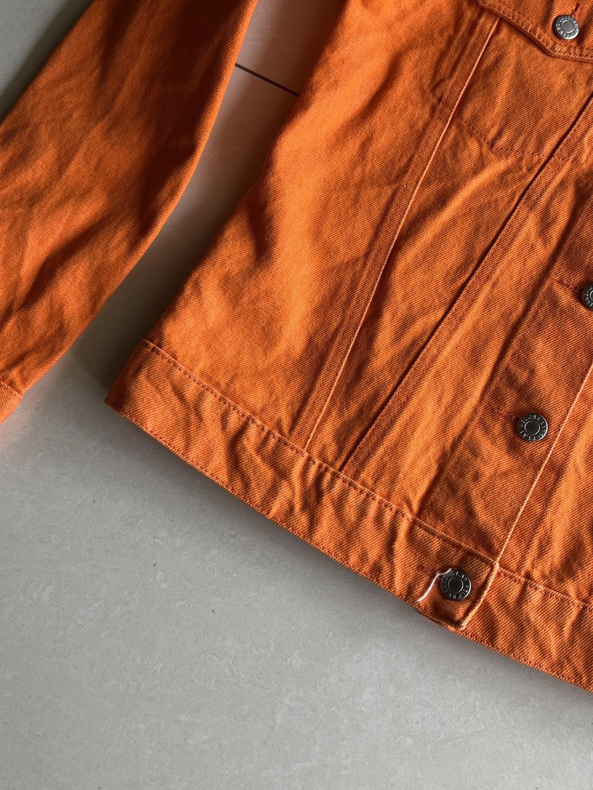 Helmut Lang Helmut Lang safety orange denim trucker jacket Size US XS / EU 42 / 0 - 3 Thumbnail