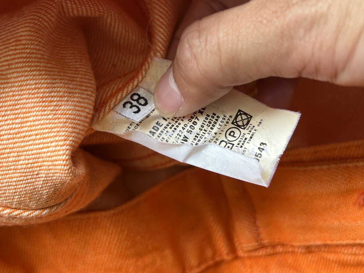Helmut Lang Helmut Lang safety orange denim trucker jacket Size US XS / EU 42 / 0 - 9 Thumbnail