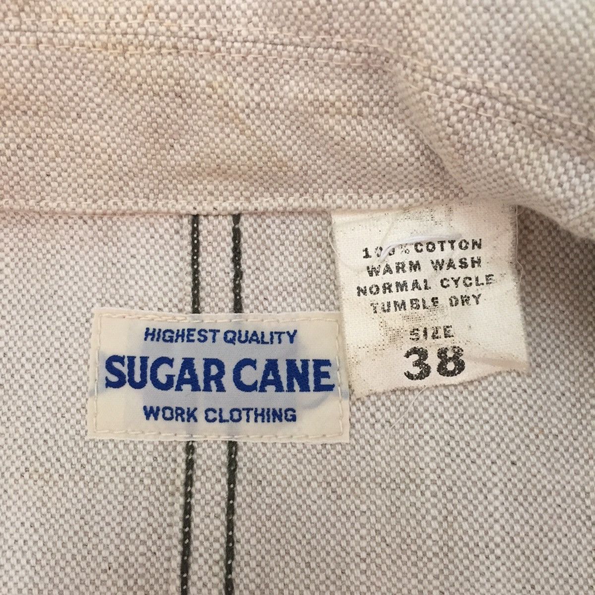 Sugar Cane Vtg Sugar Cane Highest Quality Work Clothing Jacket Size US M / EU 48-50 / 2 - 13 Thumbnail