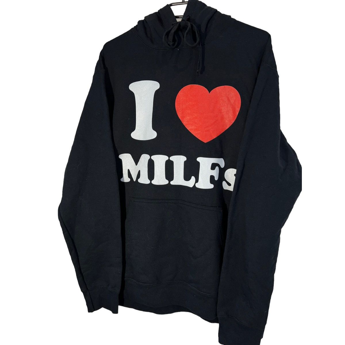 Vintage I love milf hoodie I love hot moms retro Y2k 90s vintage Size US L / EU 52-54 / 3 - 2 Thumbnail