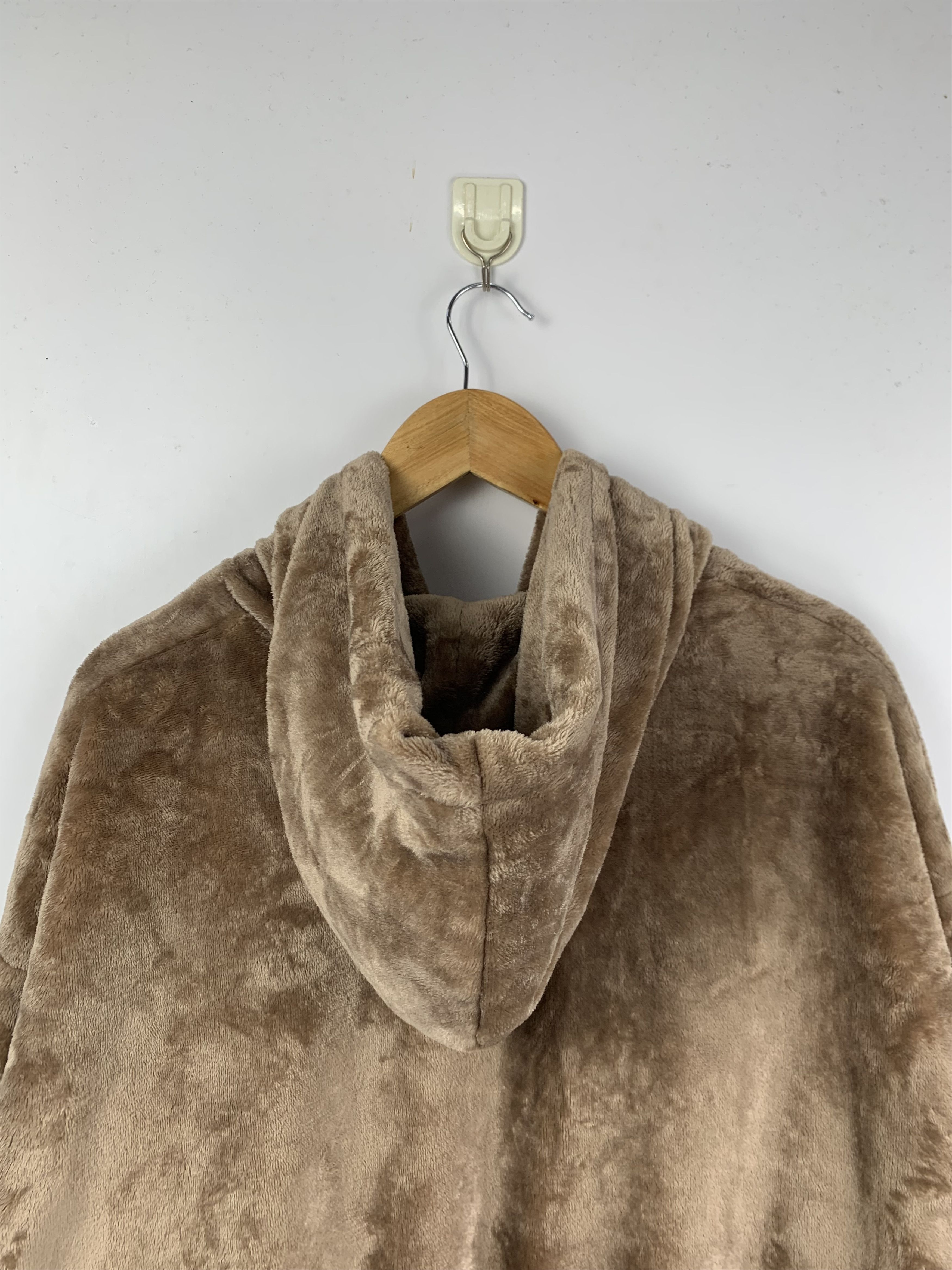 Japanese Brand Vintage Lutique Hoodie Zip Up Sherpa Fleece Jacket Size US L / EU 52-54 / 3 - 3 Thumbnail