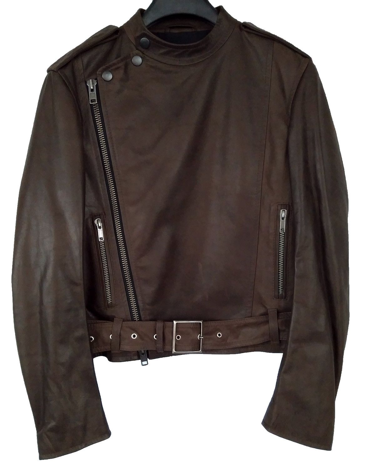 Haider Ackermann HAIDER ACKERMANN LAMBSKIN BIKER JACKET - NEW Size US S / EU 44-46 / 1 - 2 Thumbnail