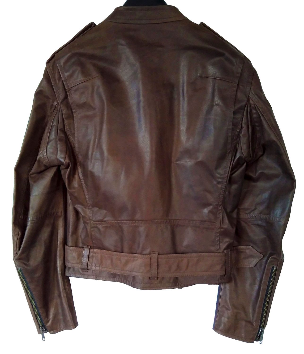 Haider Ackermann HAIDER ACKERMANN LAMBSKIN BIKER JACKET - NEW Size US S / EU 44-46 / 1 - 3 Thumbnail