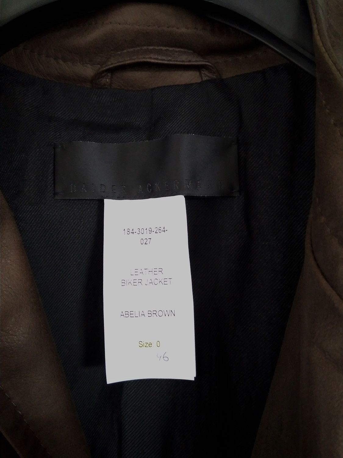 Haider Ackermann HAIDER ACKERMANN LAMBSKIN BIKER JACKET - NEW Size US S / EU 44-46 / 1 - 10 Thumbnail