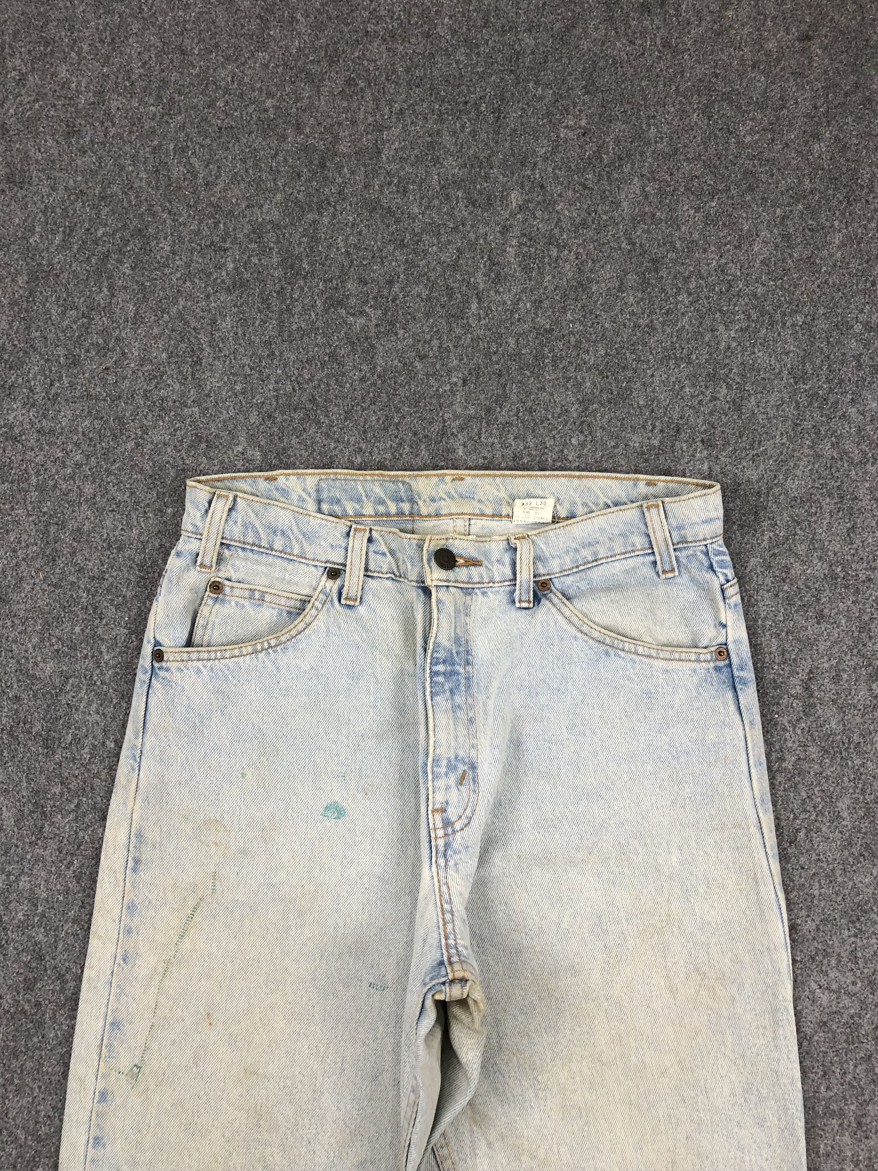 Levi's × Vintage Vintage 90s Levis 550 Orange Tab Light Wash Jeans Size US 32 / EU 48 - 2 Thumbnail