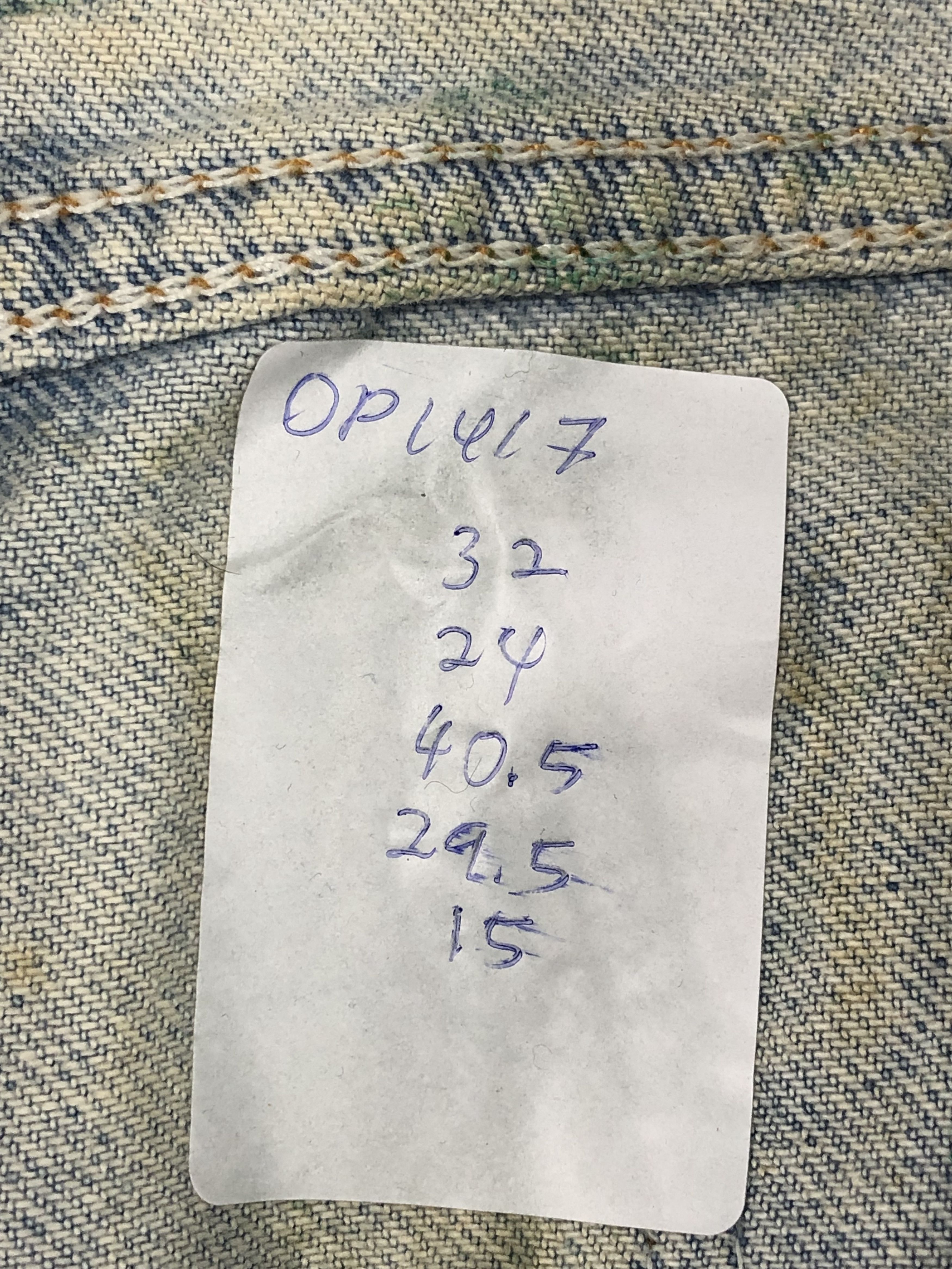 Levi's × Vintage Vintage 90s Levis 550 Orange Tab Light Wash Jeans Size US 32 / EU 48 - 13 Thumbnail
