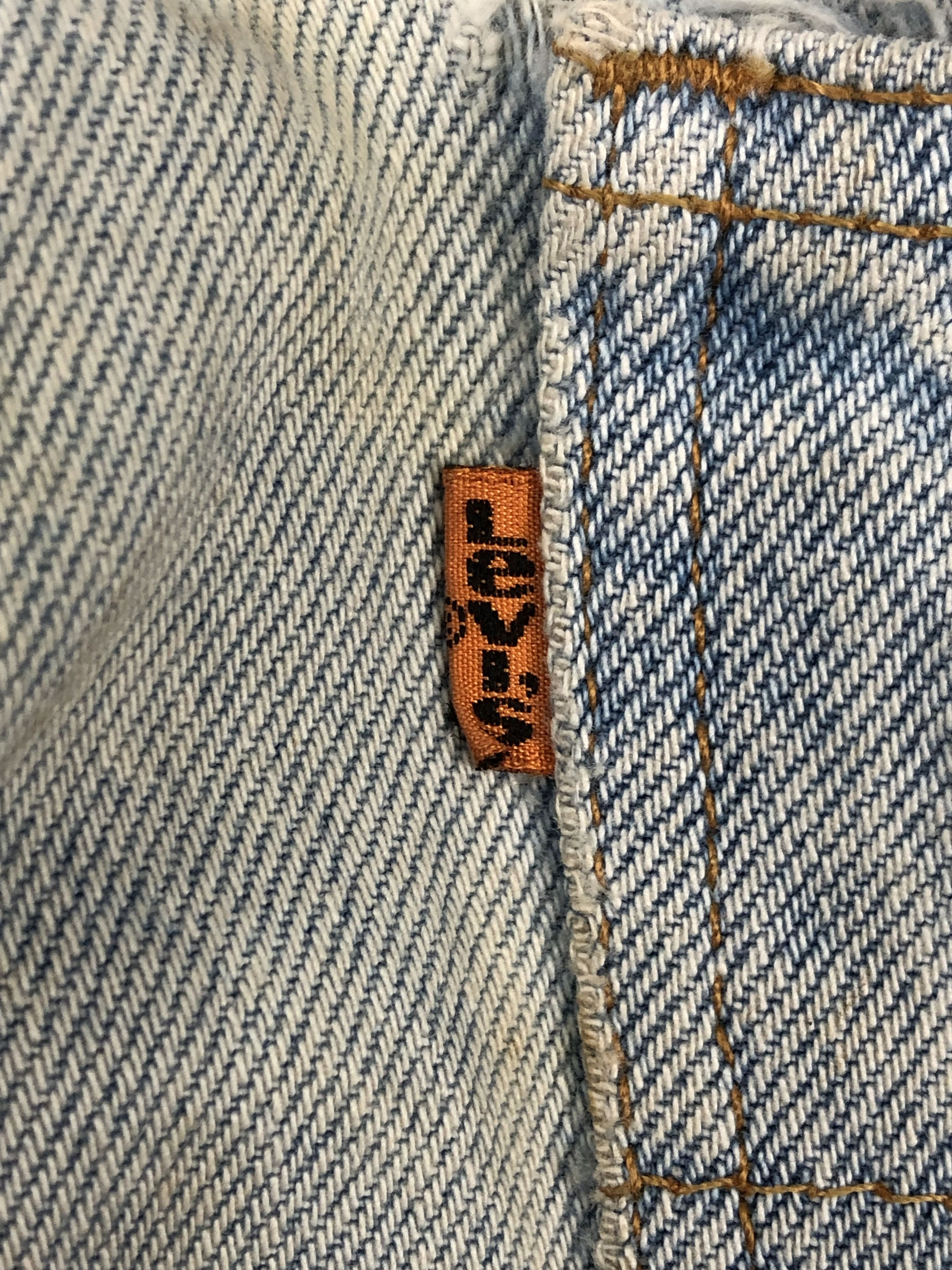 Levi's × Vintage Vintage 90s Levis 550 Orange Tab Light Wash Jeans Size US 32 / EU 48 - 5 Thumbnail