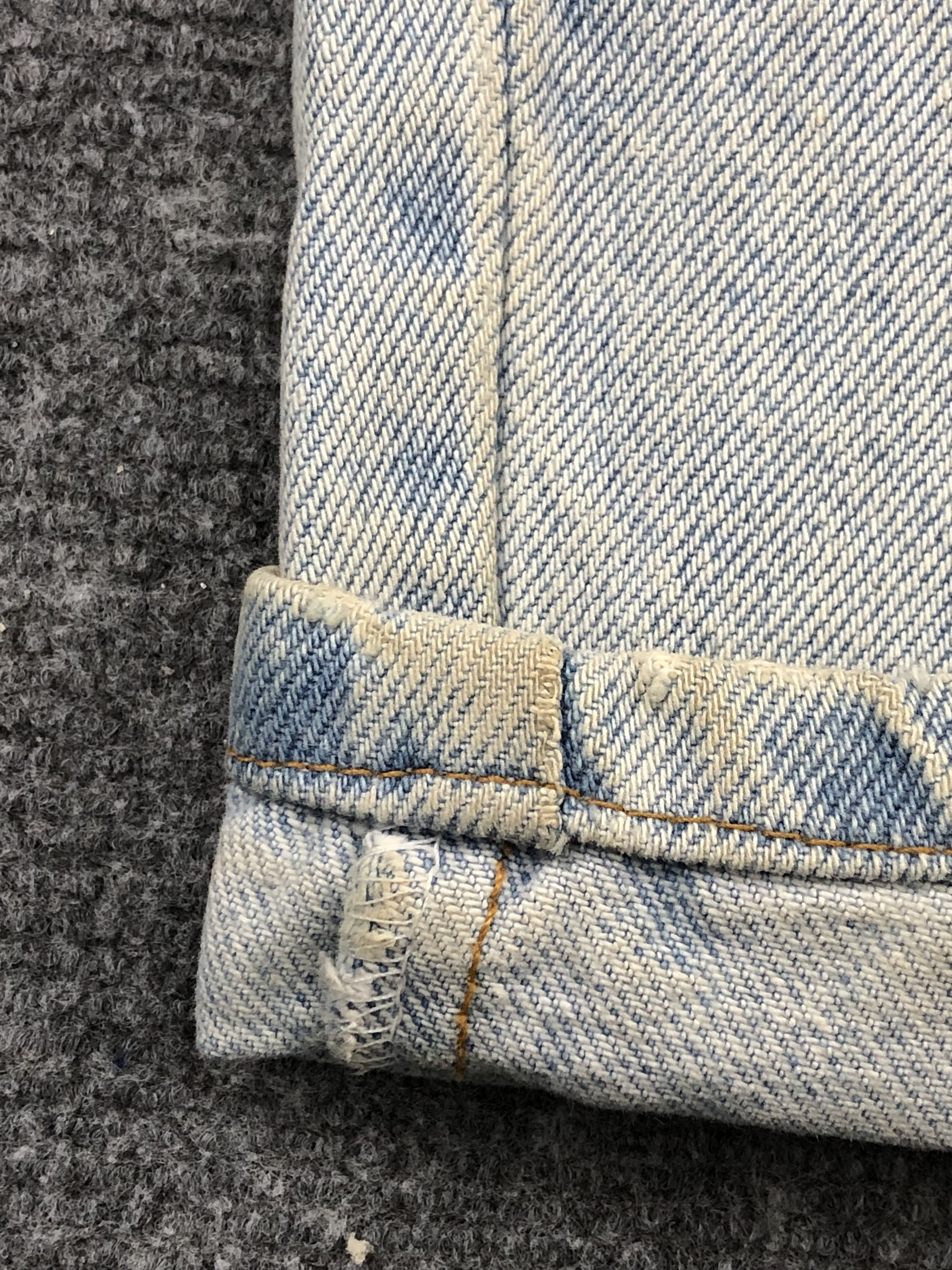 Levi's × Vintage Vintage 90s Levis 550 Orange Tab Light Wash Jeans Size US 32 / EU 48 - 9 Thumbnail