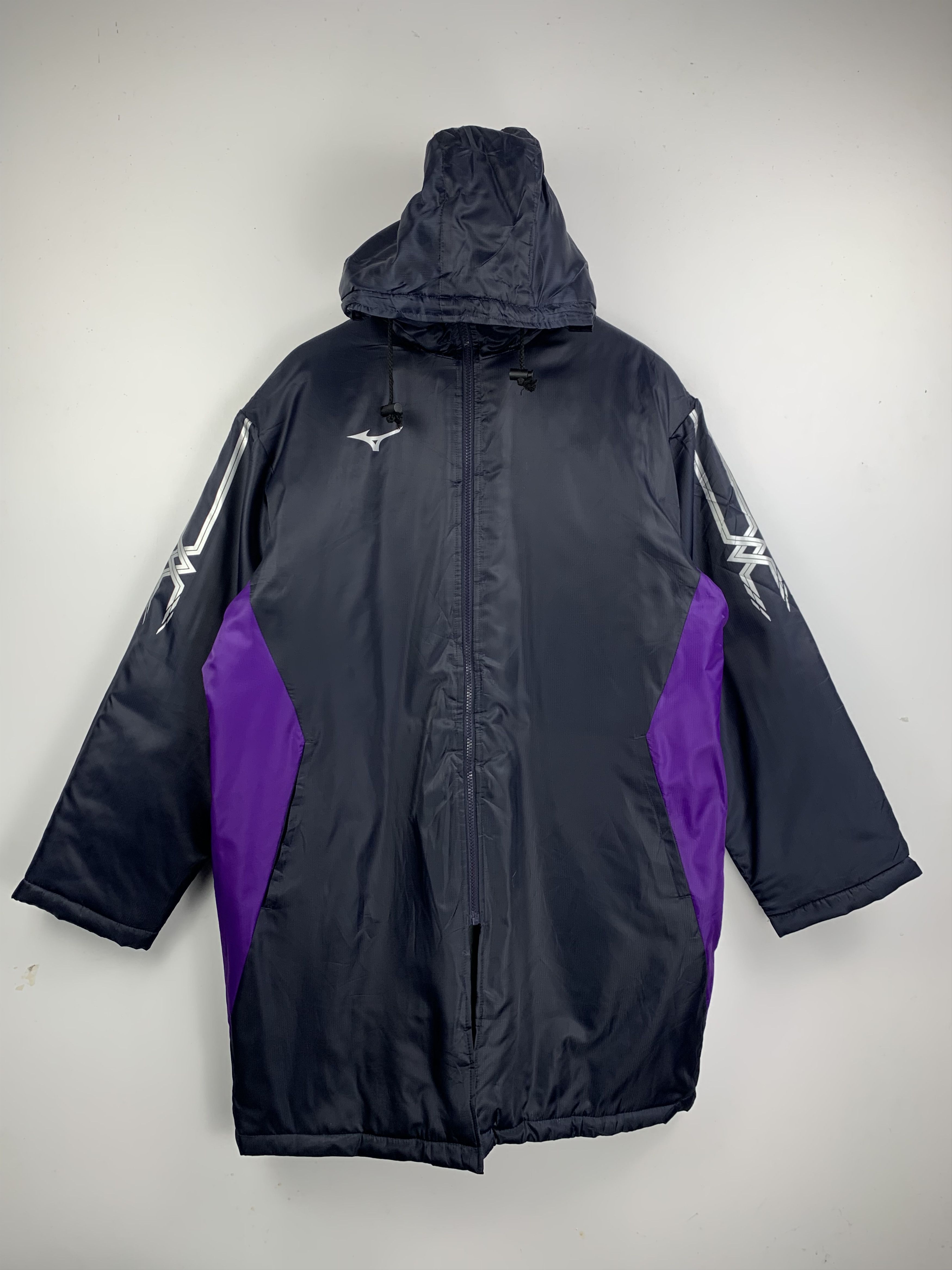 Mizuno Vintage MIZUNO Hoodie Zip Up Sportwear Jacket Size US L / EU 52-54 / 3 - 1 Thumbnail