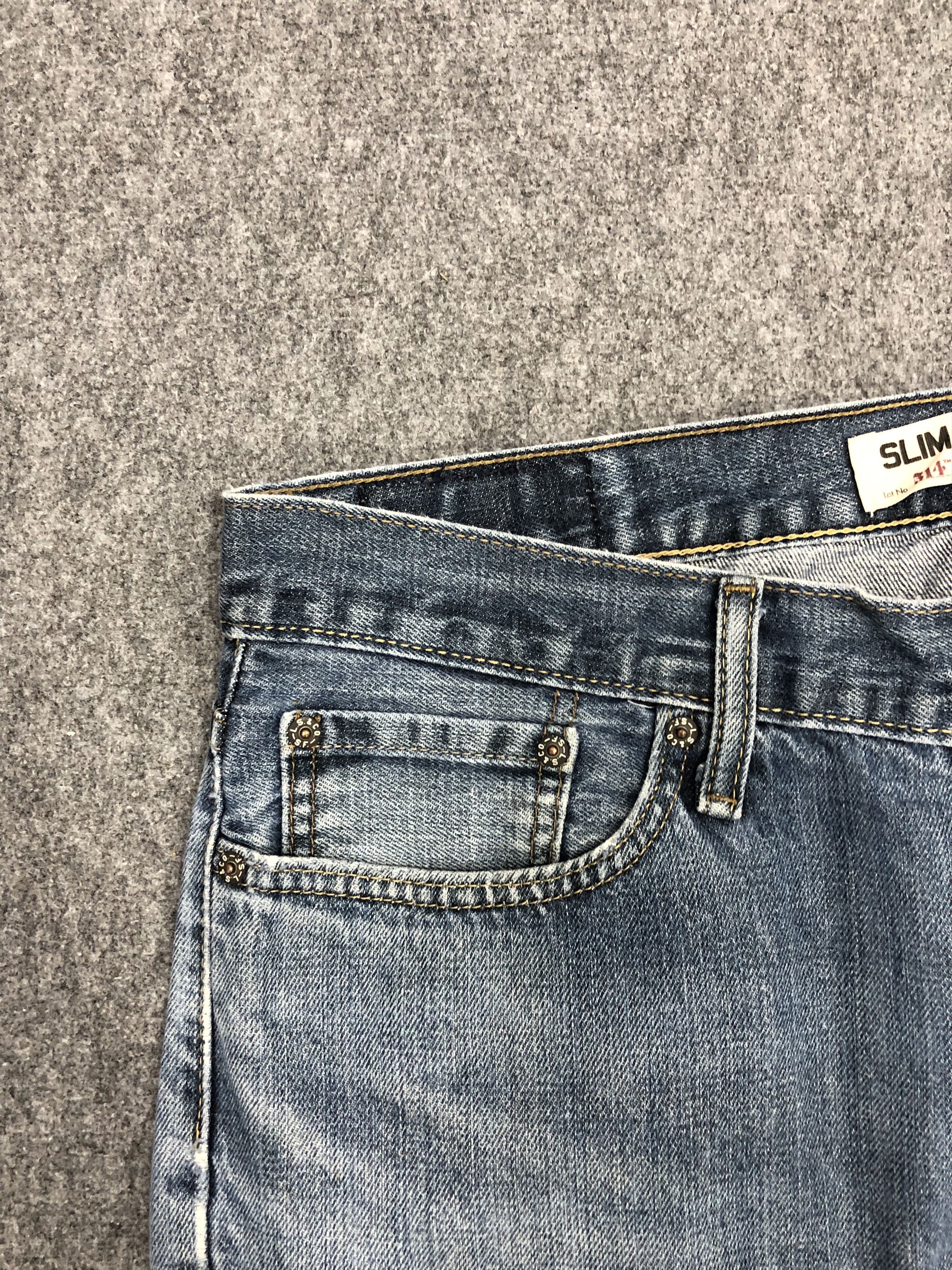Levi's × Vintage Vintage Levis 514 Faded Blue Jeans Size US 36 / EU 52 - 9 Thumbnail