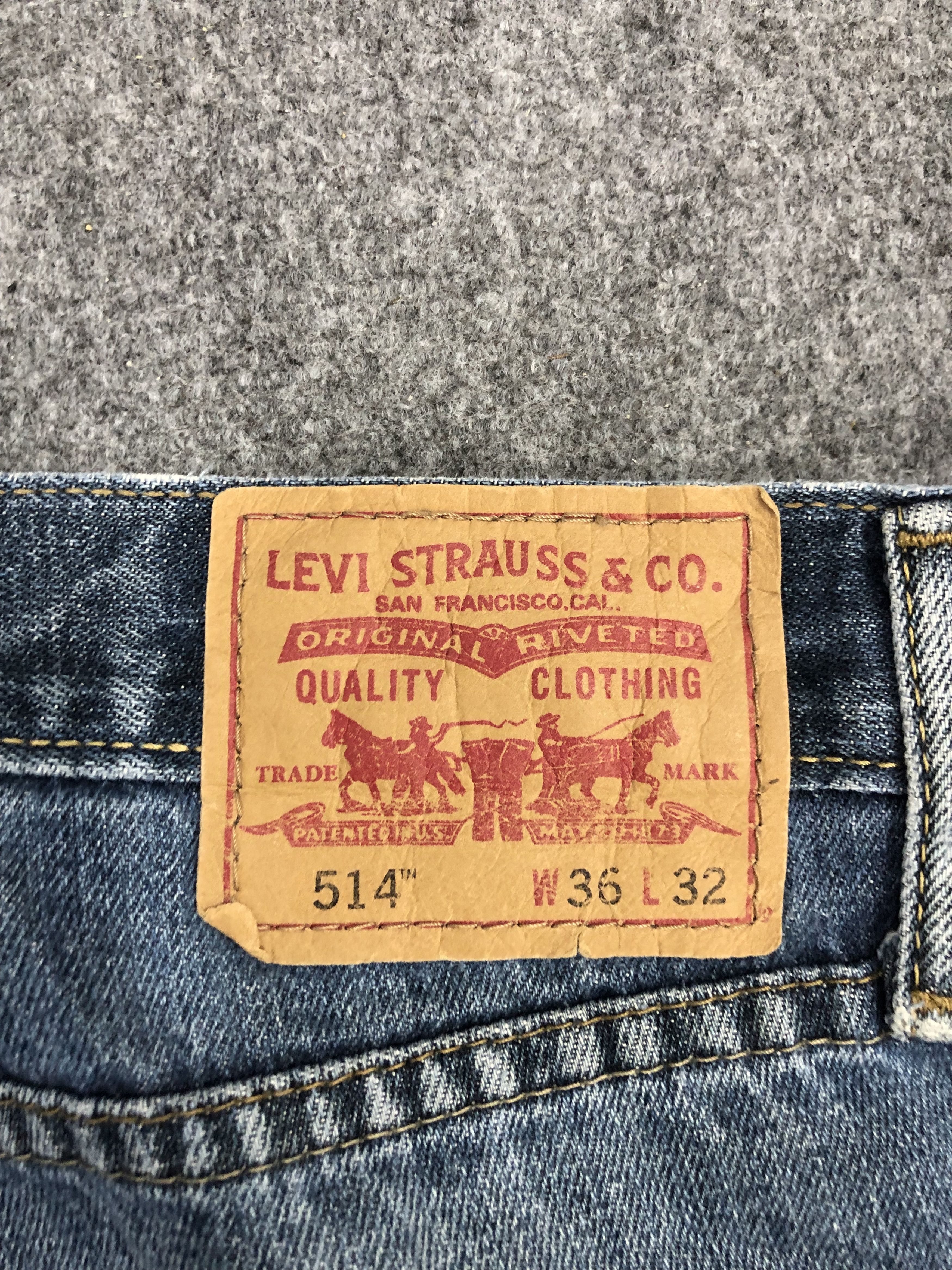 Levi's × Vintage Vintage Levis 514 Faded Blue Jeans Size US 36 / EU 52 - 5 Thumbnail