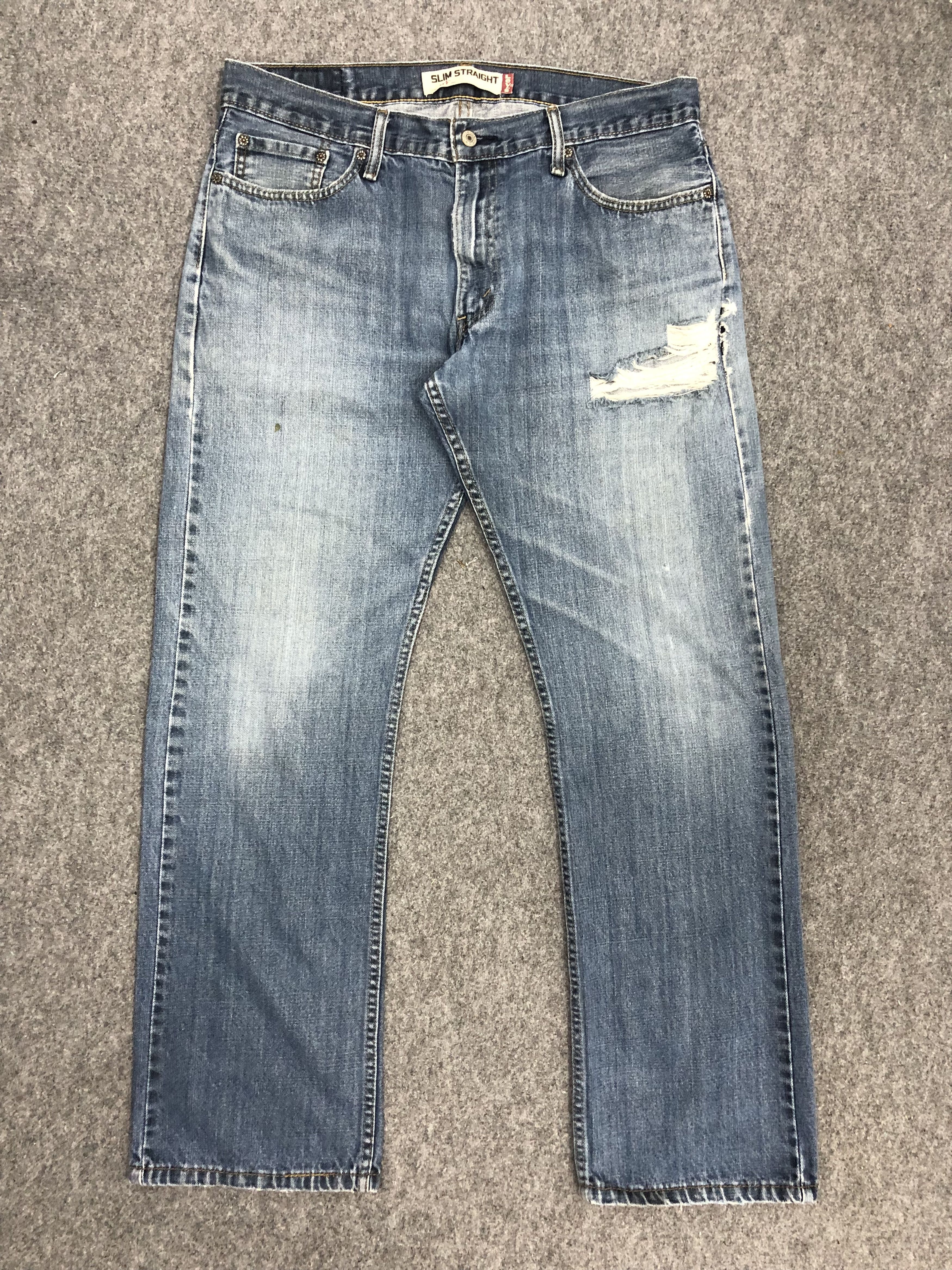 Levi's × Vintage Vintage Levis 514 Faded Blue Jeans Size US 36 / EU 52 - 1 Thumbnail
