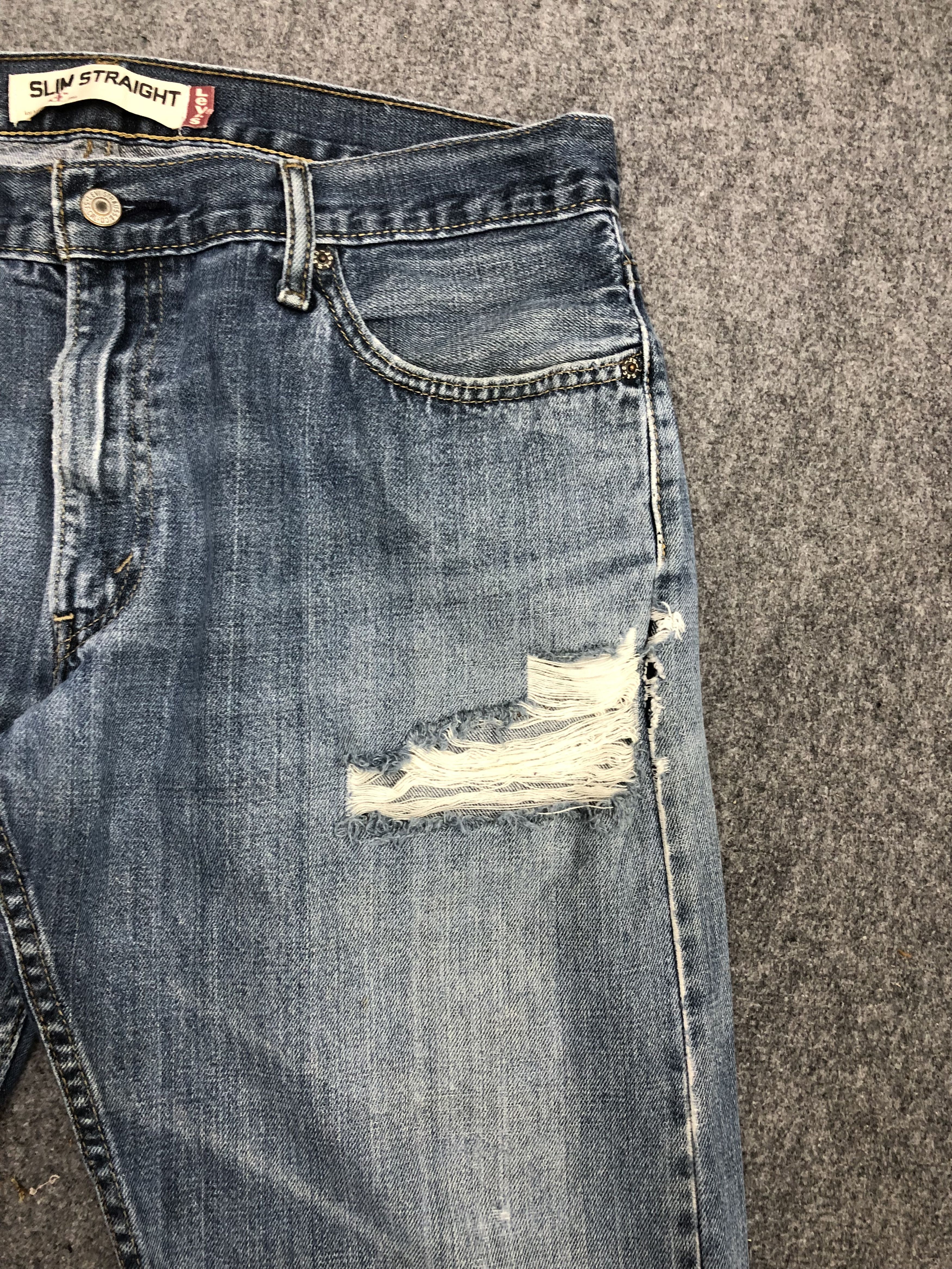 Levi's × Vintage Vintage Levis 514 Faded Blue Jeans Size US 36 / EU 52 - 12 Thumbnail