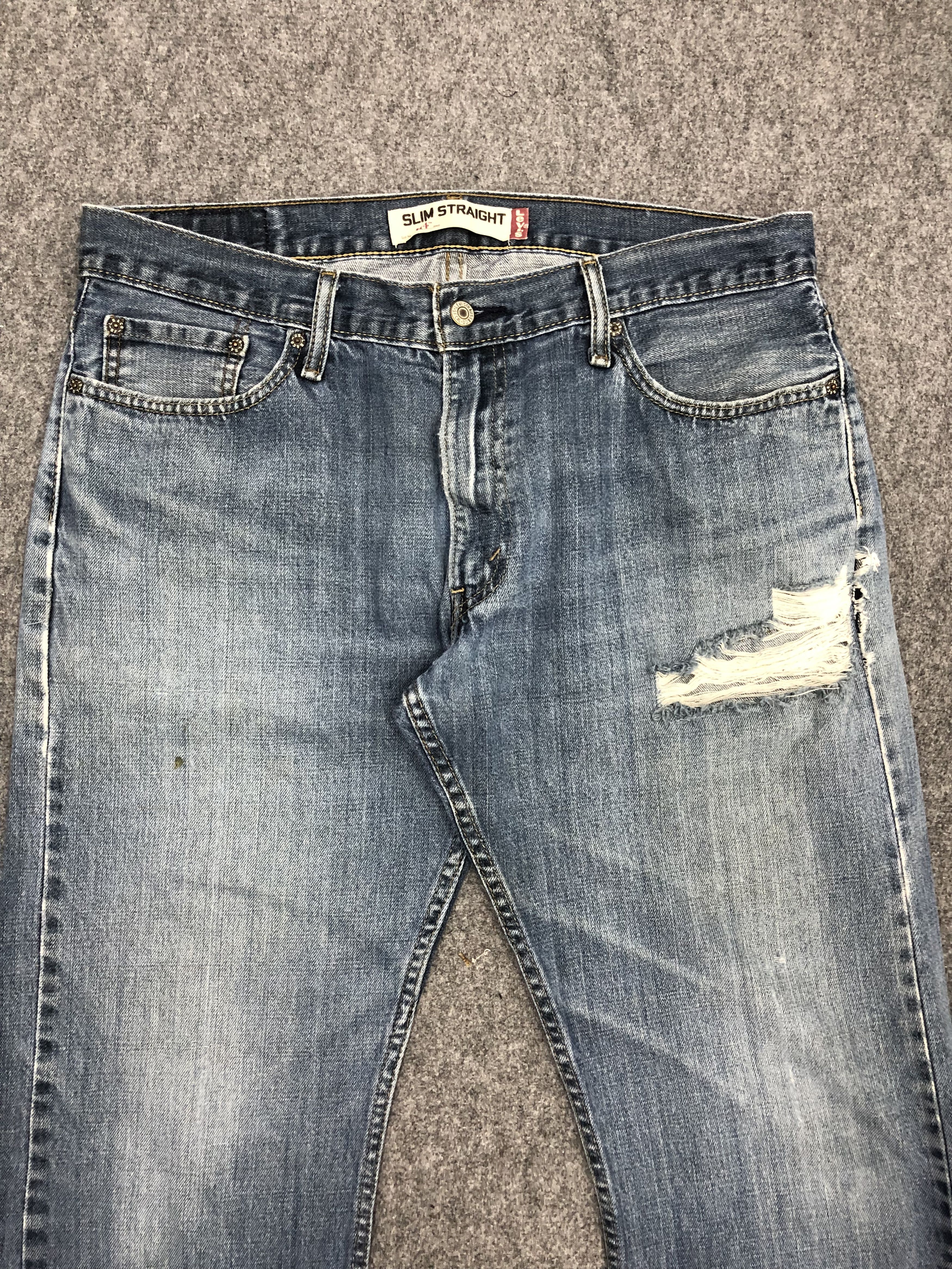 Levi's × Vintage Vintage Levis 514 Faded Blue Jeans Size US 36 / EU 52 - 2 Thumbnail