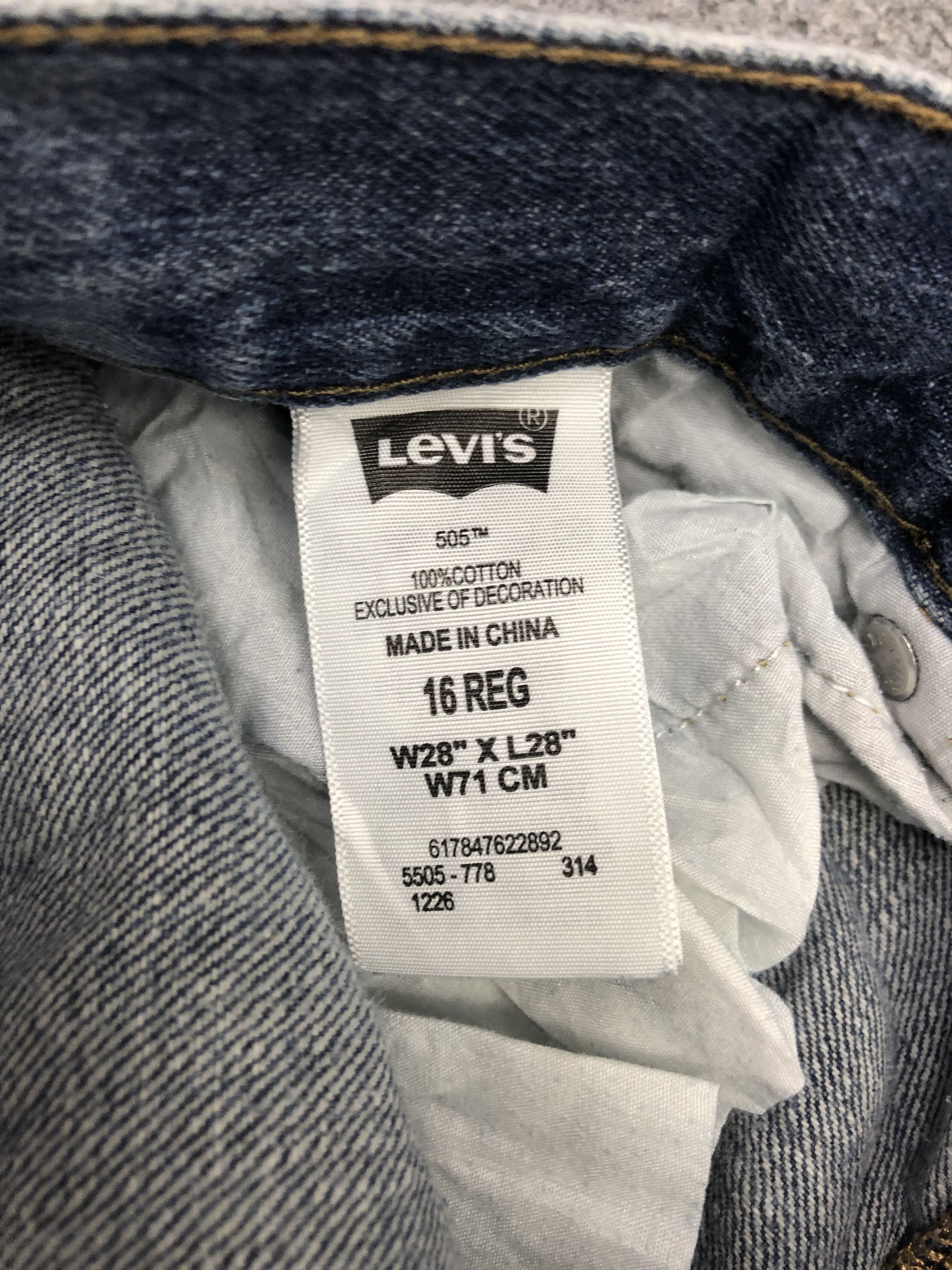 Levi's × Vintage Vintage Levis 505 Faded Blue Jeans Size US 30 / EU 46 - 6 Thumbnail