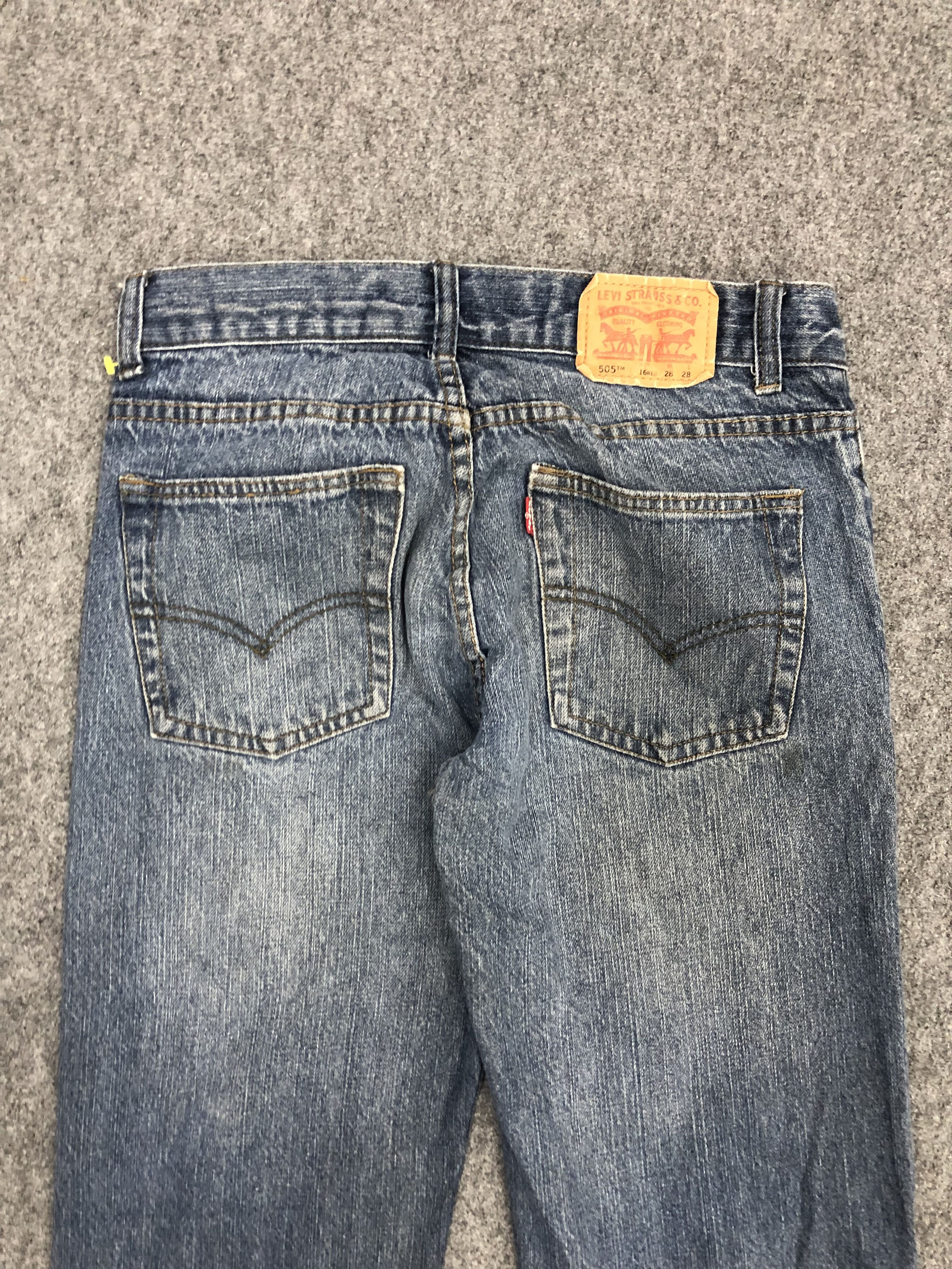 Levi's × Vintage Vintage Levis 505 Faded Blue Jeans Size US 30 / EU 46 - 4 Thumbnail