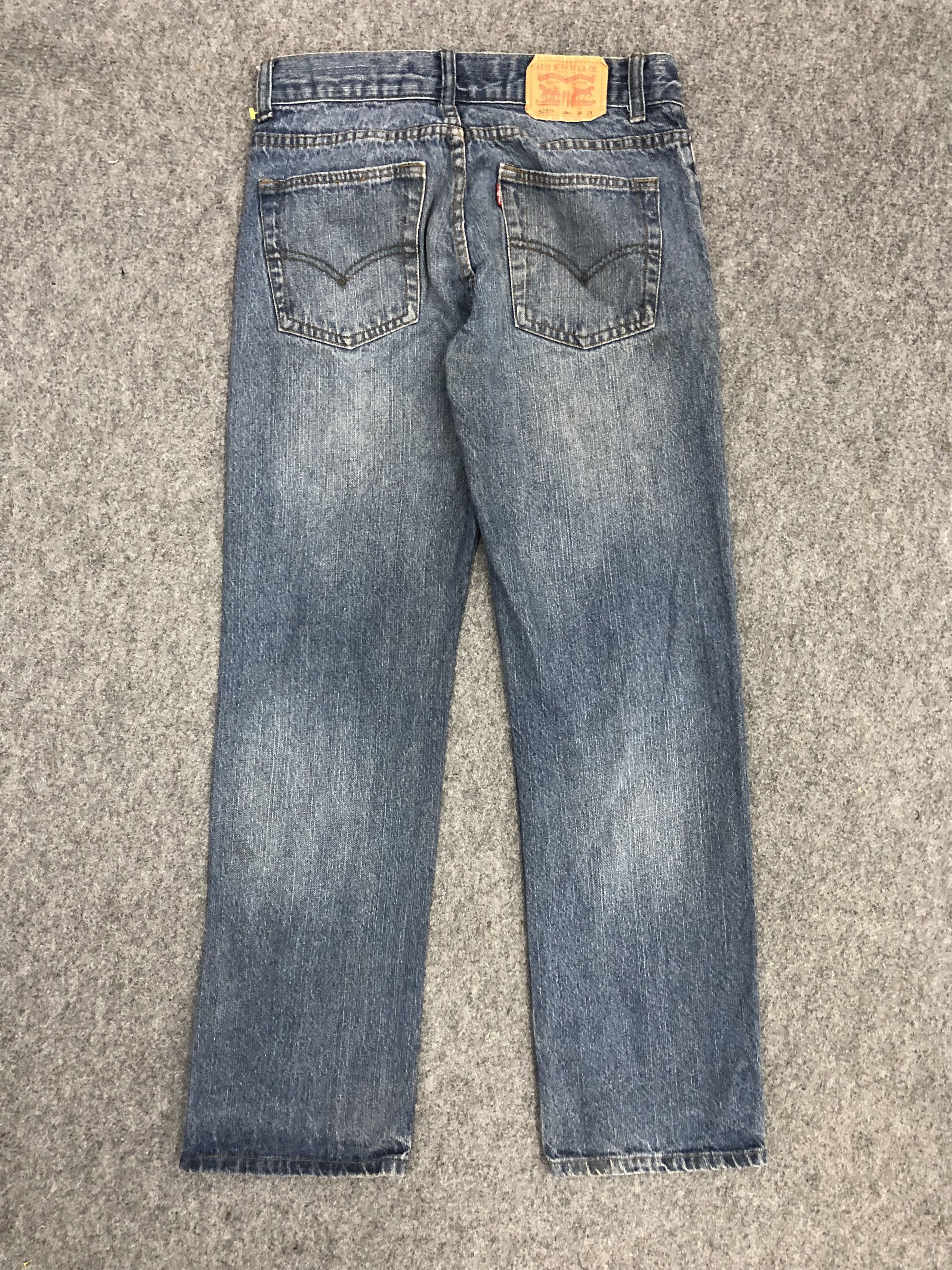 Levi's × Vintage Vintage Levis 505 Faded Blue Jeans Size US 30 / EU 46 - 3 Thumbnail