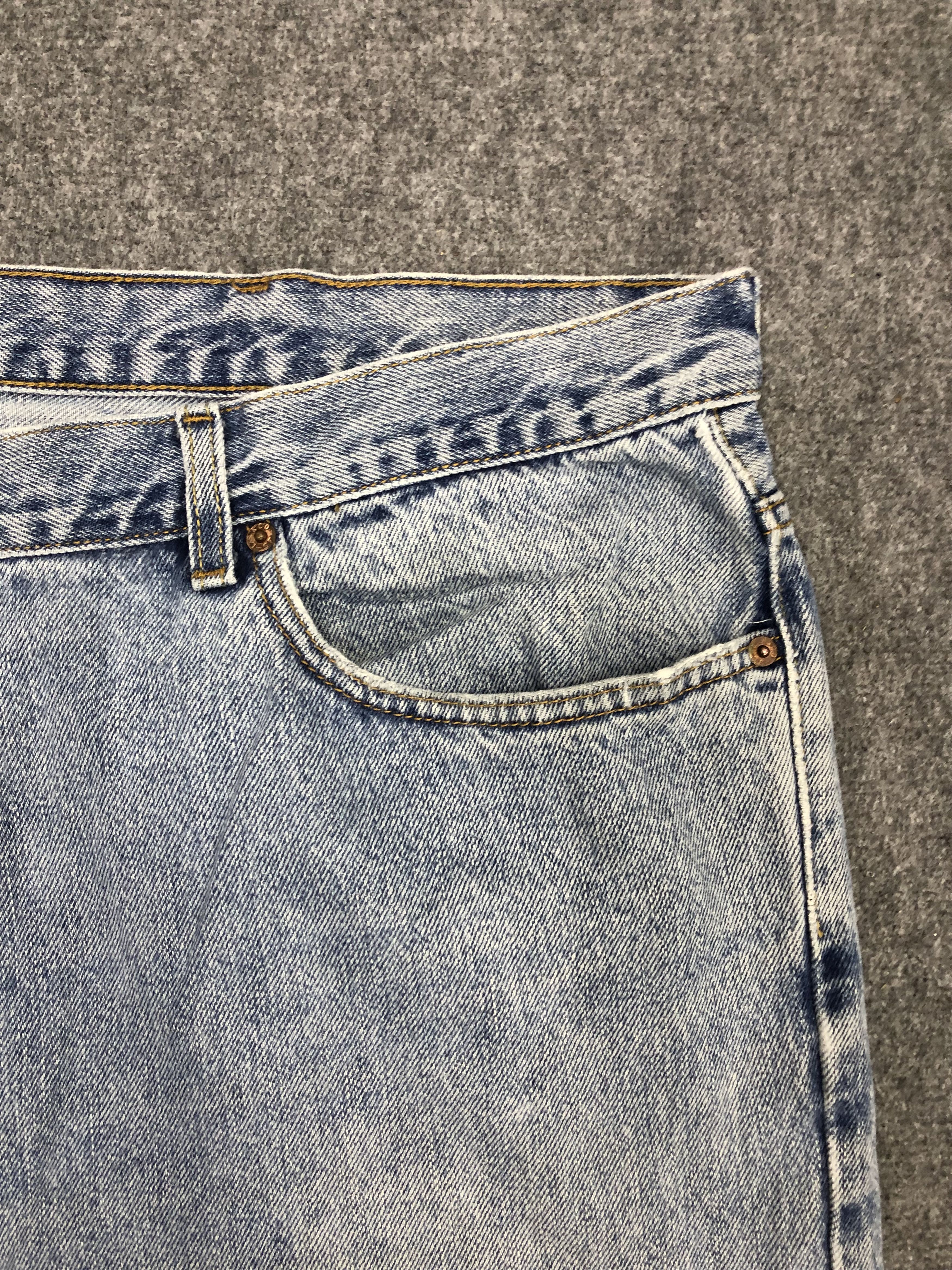 Levi's × Vintage Vintage Levis 550 Light Wash Jeans Size US 44 / EU 60 - 8 Thumbnail