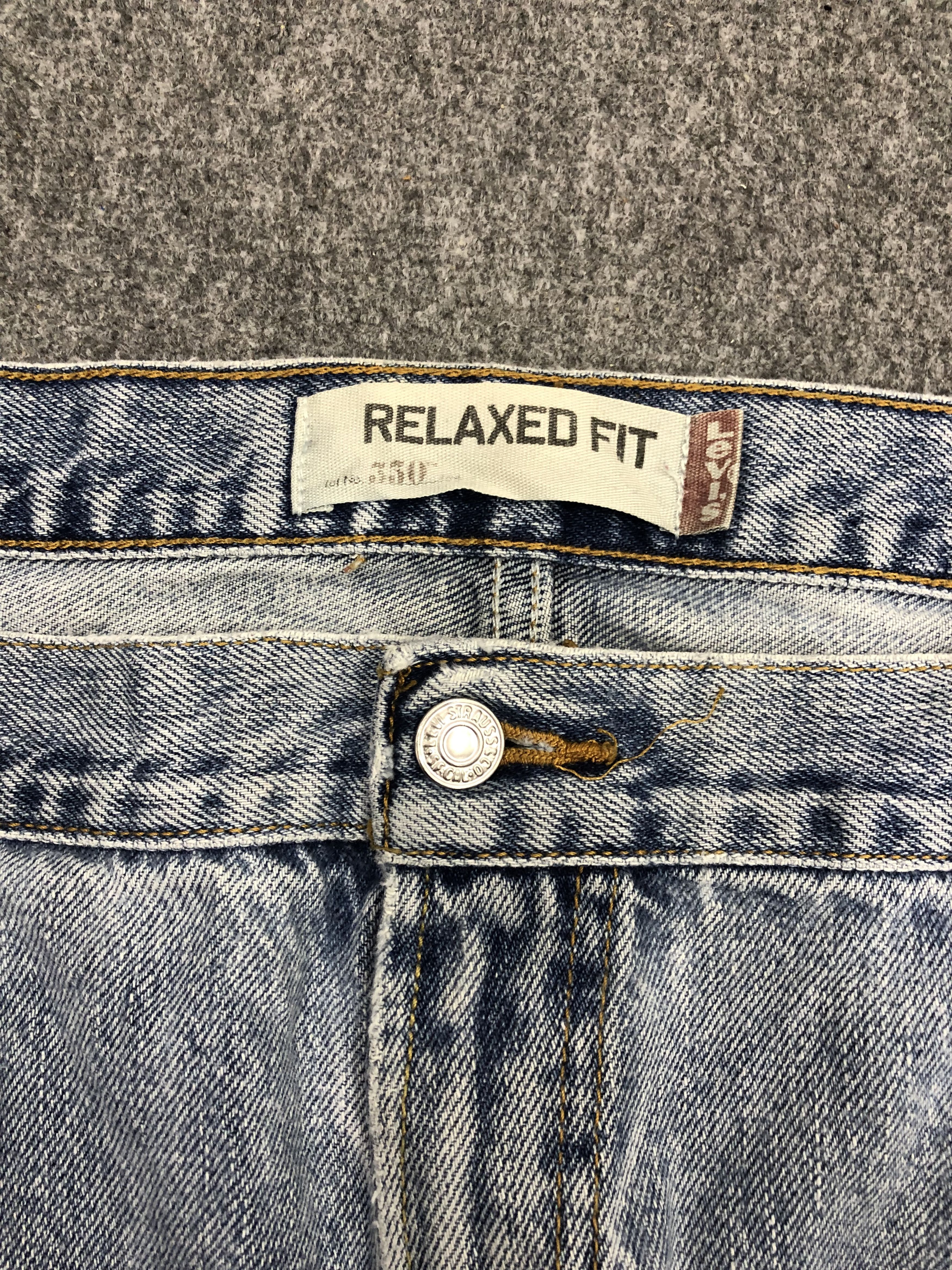 Levi's × Vintage Vintage Levis 550 Light Wash Jeans Size US 44 / EU 60 - 10 Thumbnail
