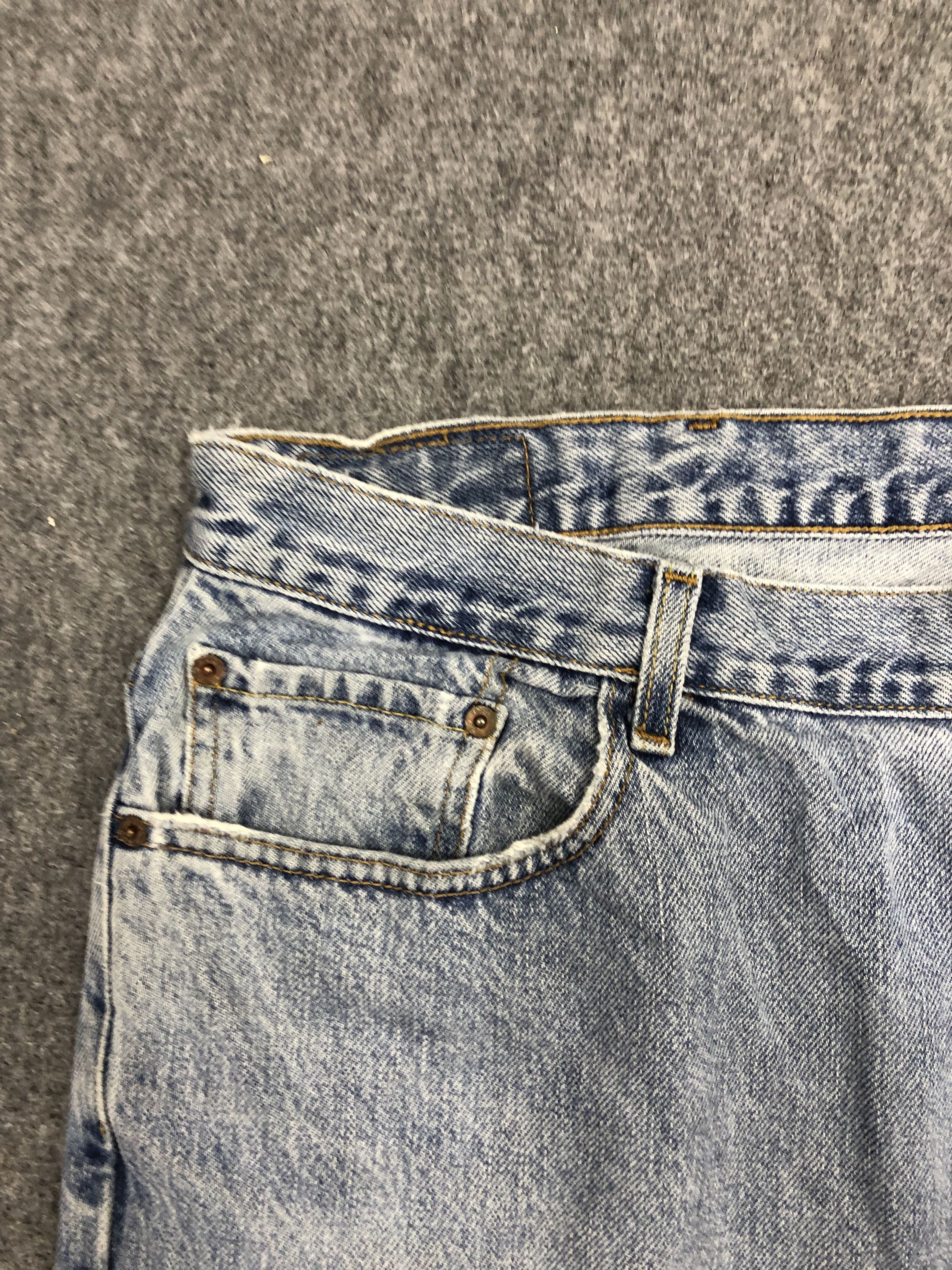 Levi's × Vintage Vintage Levis 550 Light Wash Jeans Size US 44 / EU 60 - 9 Thumbnail