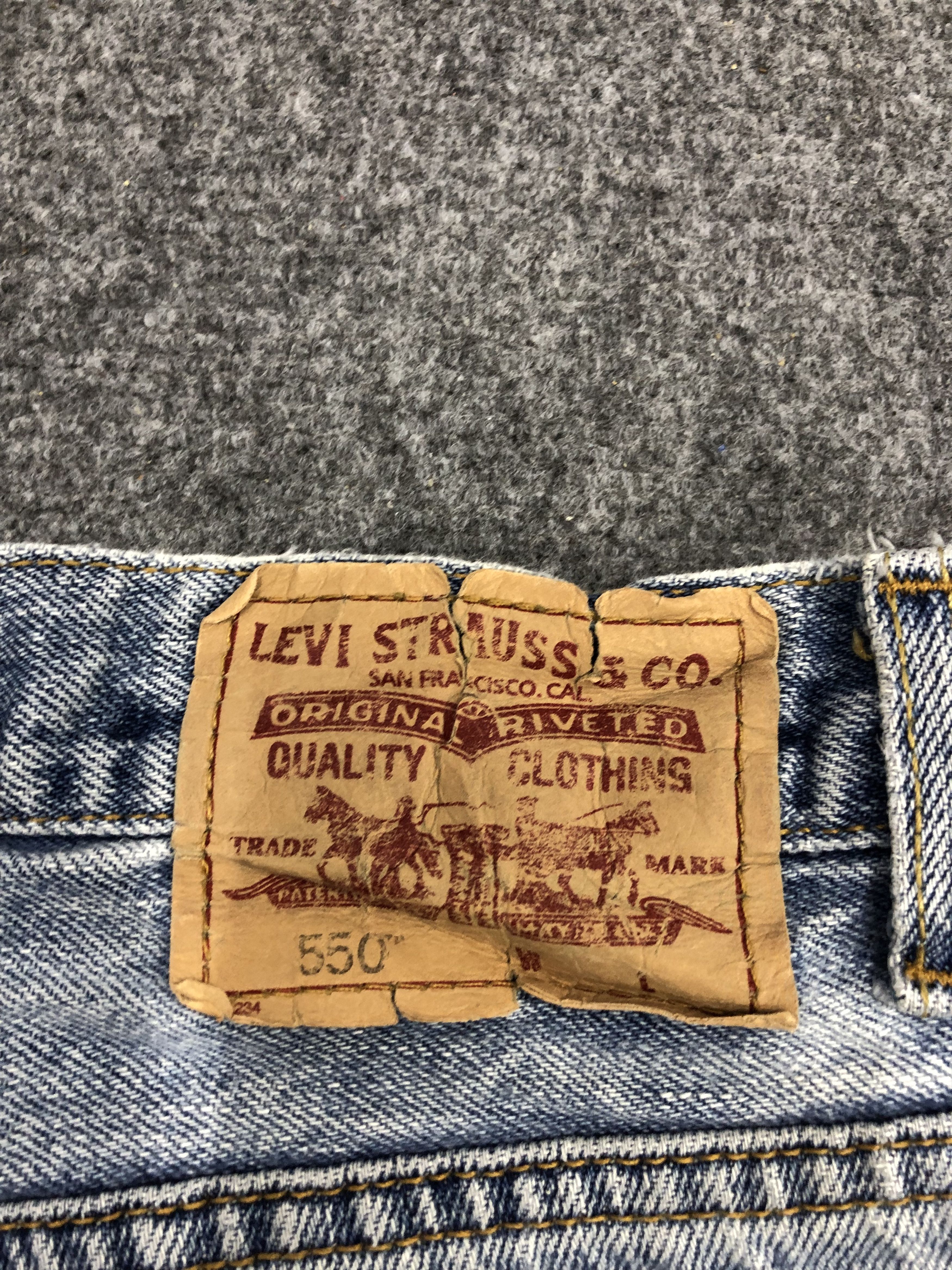 Levi's × Vintage Vintage Levis 550 Light Wash Jeans Size US 44 / EU 60 - 5 Thumbnail