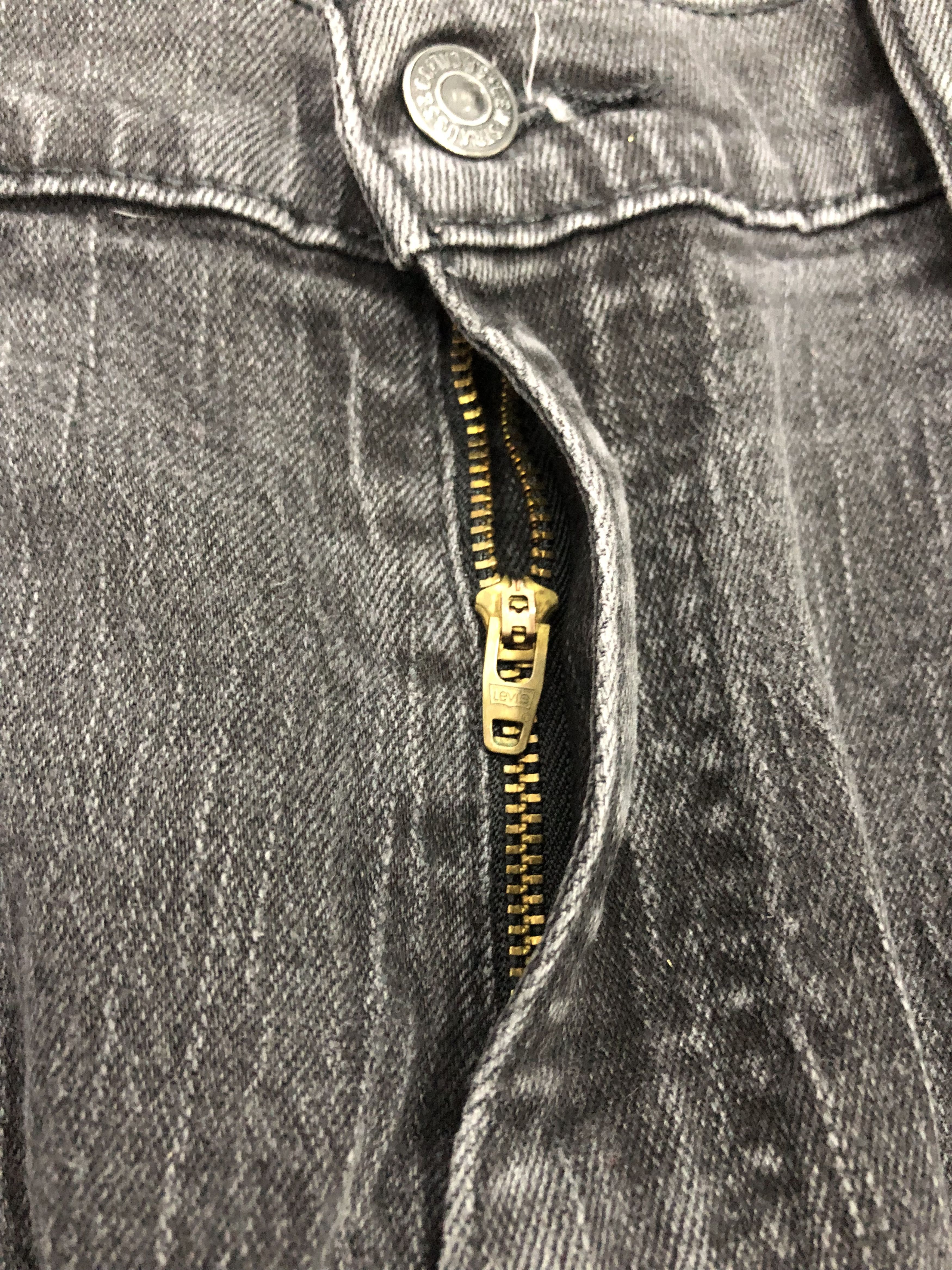 Levi's × Vintage Vintage Levis 514 Faded Black Jeans Size US 38 / EU 54 - 10 Thumbnail