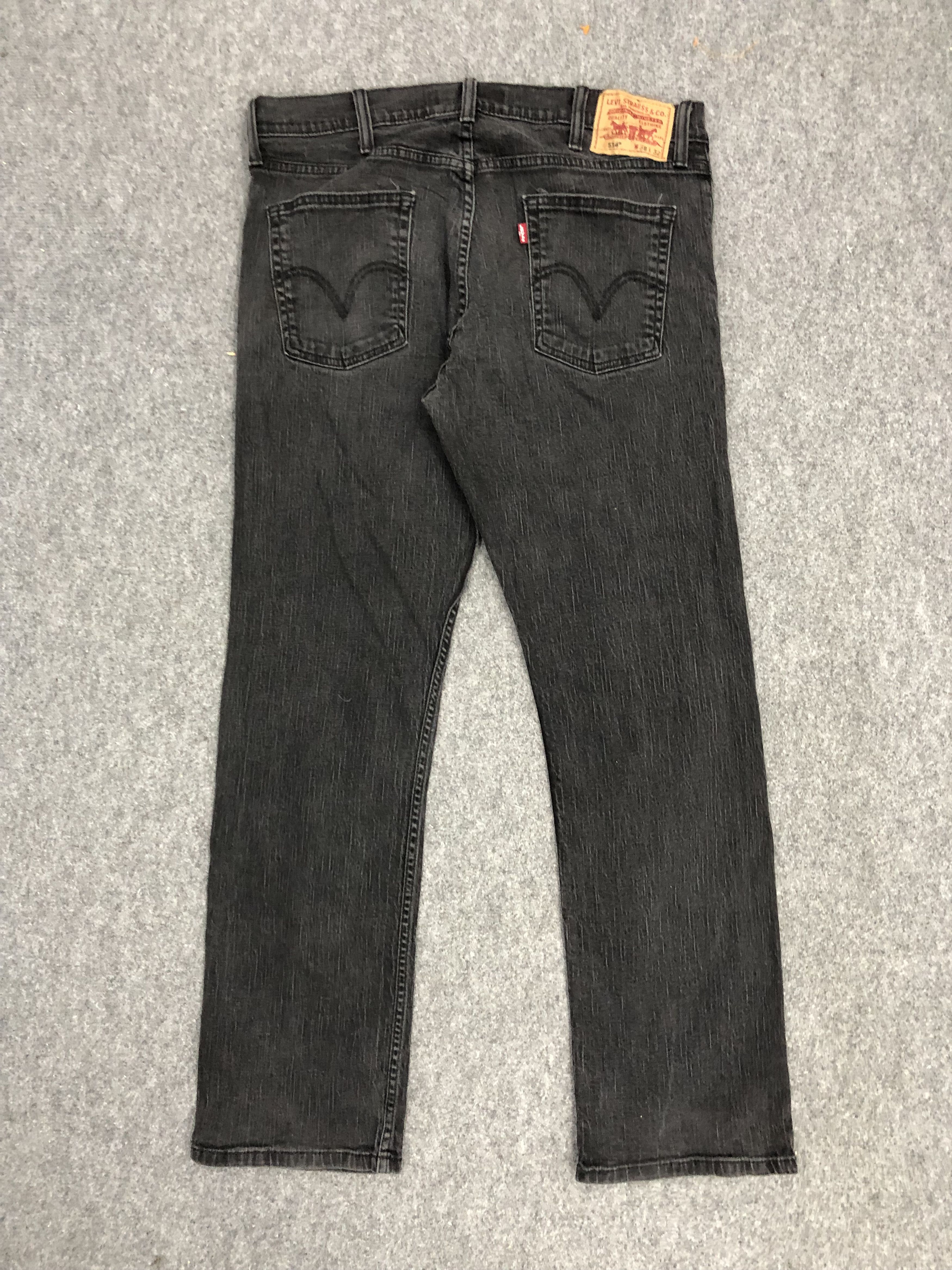 Levi's × Vintage Vintage Levis 514 Faded Black Jeans Size US 38 / EU 54 - 3 Thumbnail