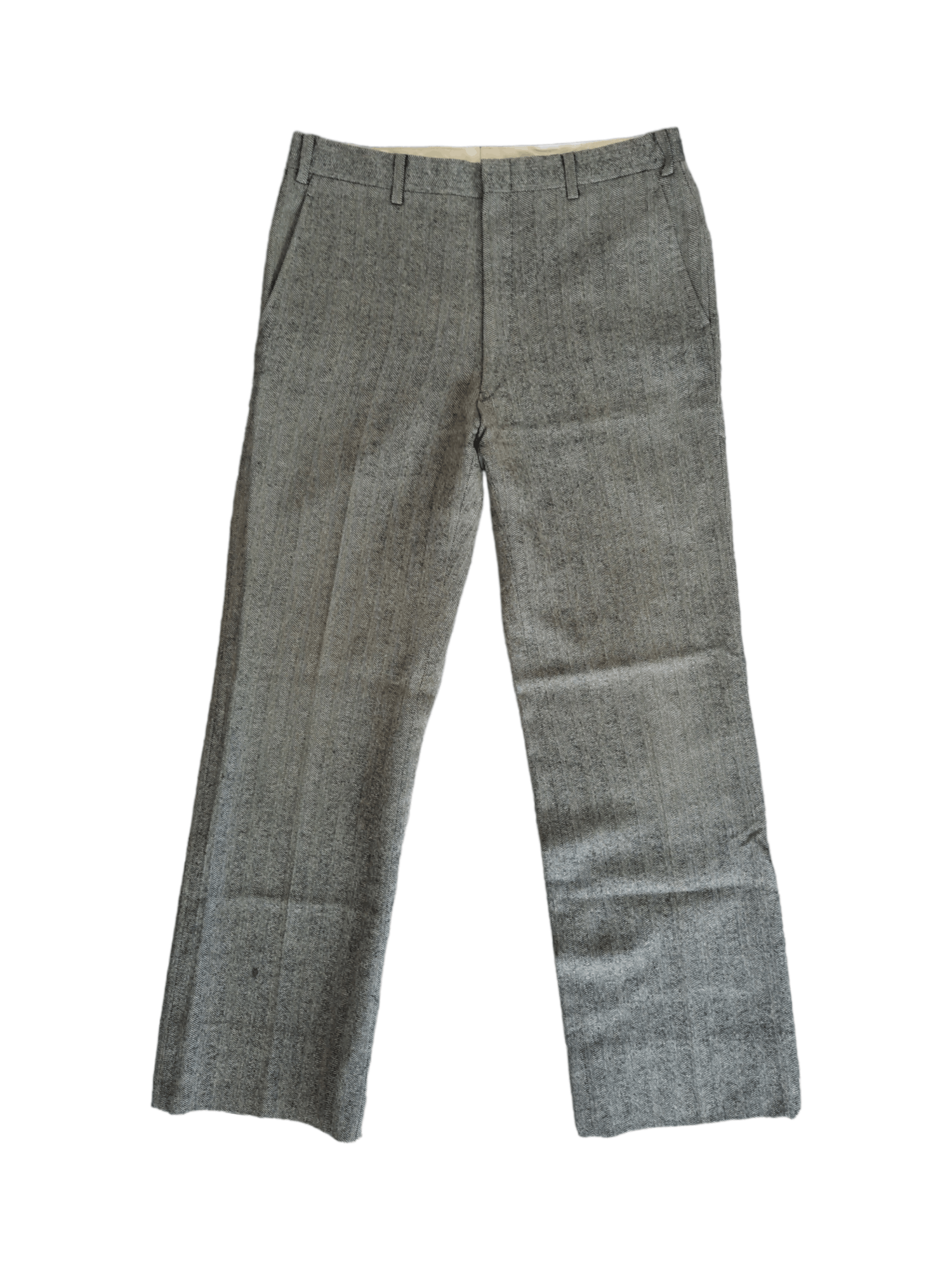 image of Vintage Burberrys Herringbone Wool Trouser Pants, Men's (Size 30)