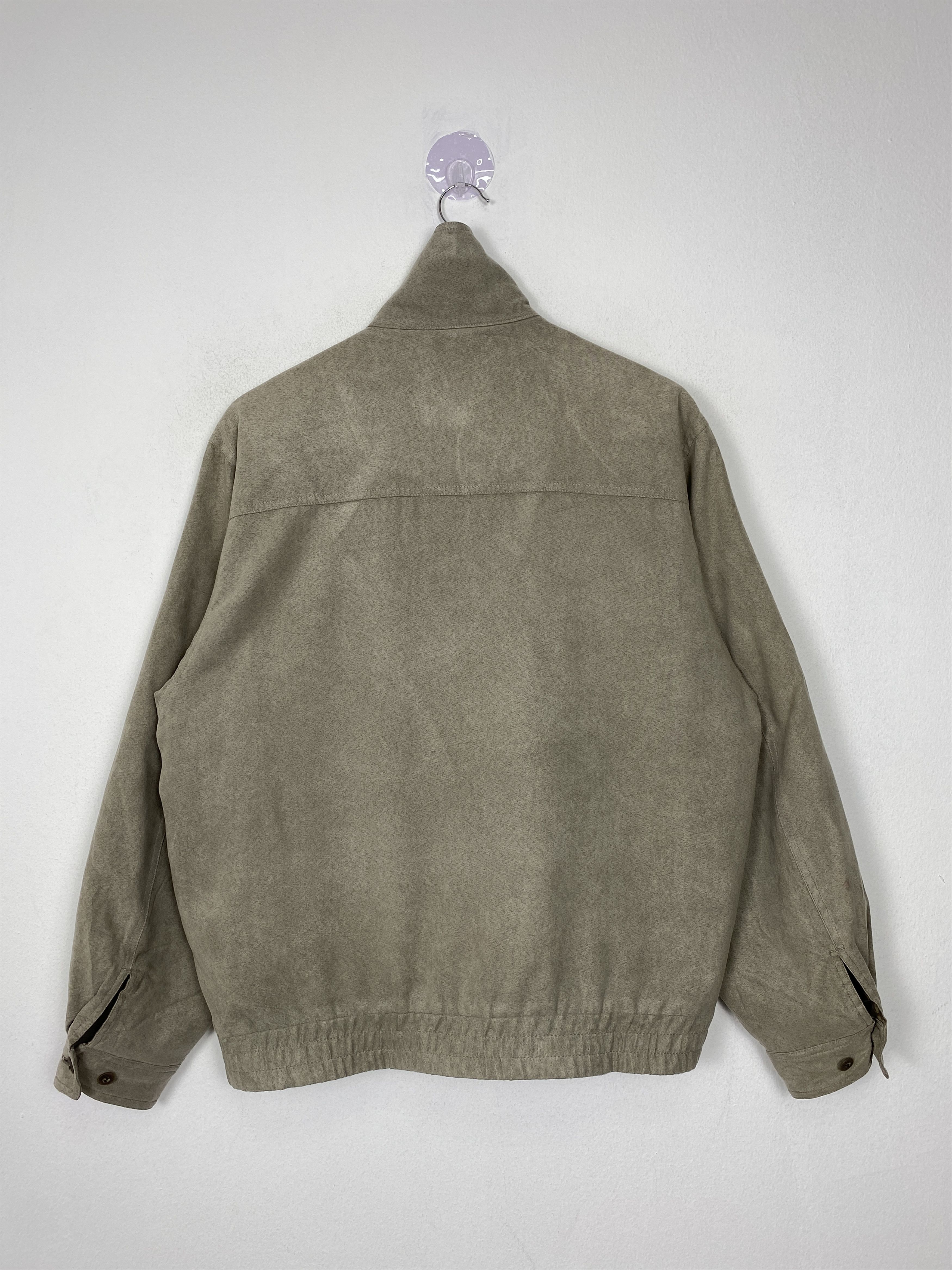 Japanese Brand Vintage TROY BROS Gray Velvet Bomber Jacket Size US M / EU 48-50 / 2 - 5 Thumbnail
