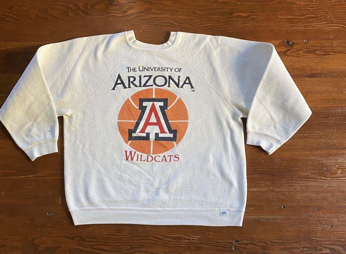 NCAA Vintage 90’s Arizona Wildcats Short Boxy Crewneck Sweatshirt Size US L / EU 52-54 / 3 - 1 Thumbnail