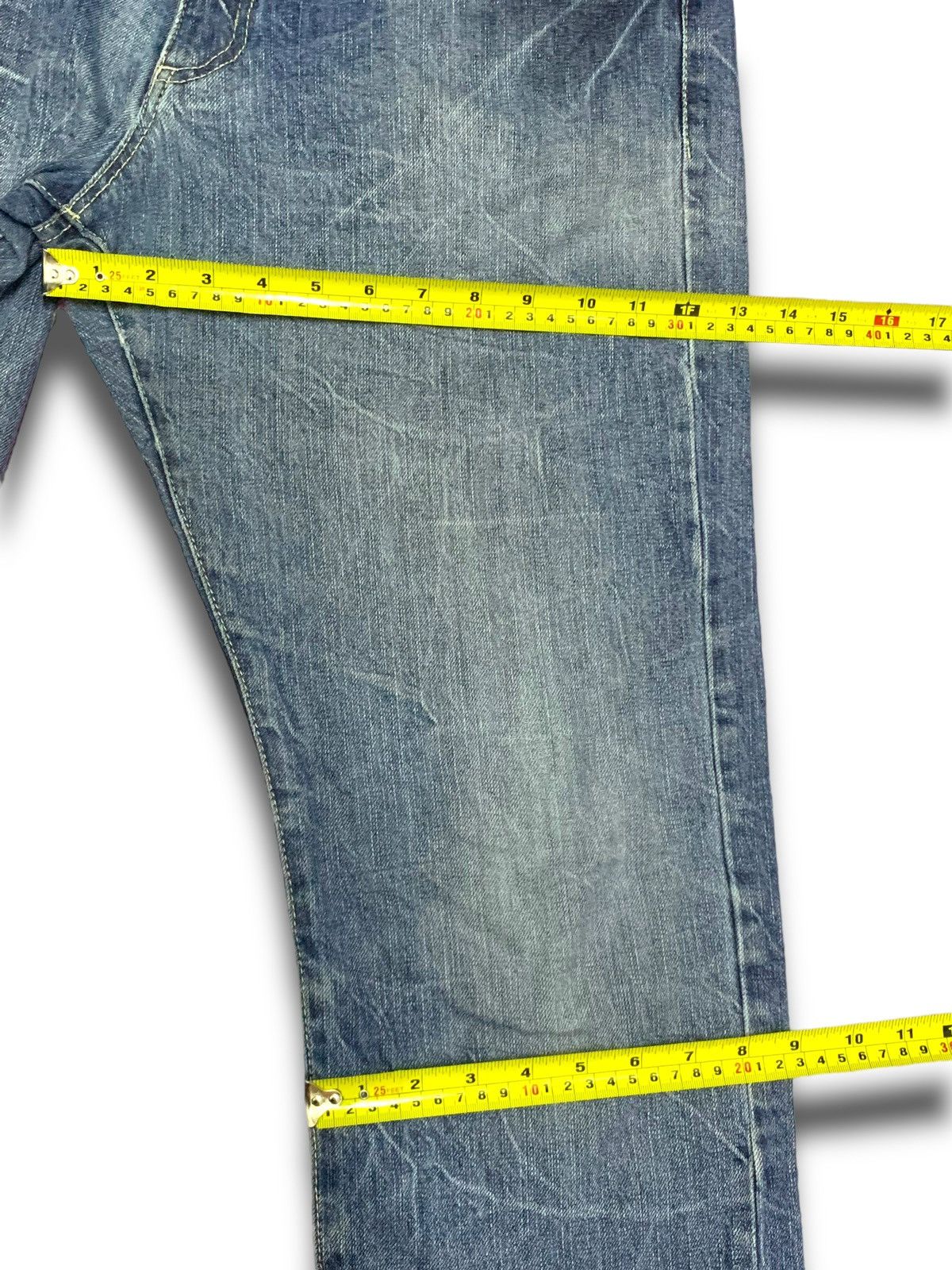 Japanese Brand Vintage Japanese Growth By Grail Distressed Jeans Size US 37 - 11 Thumbnail