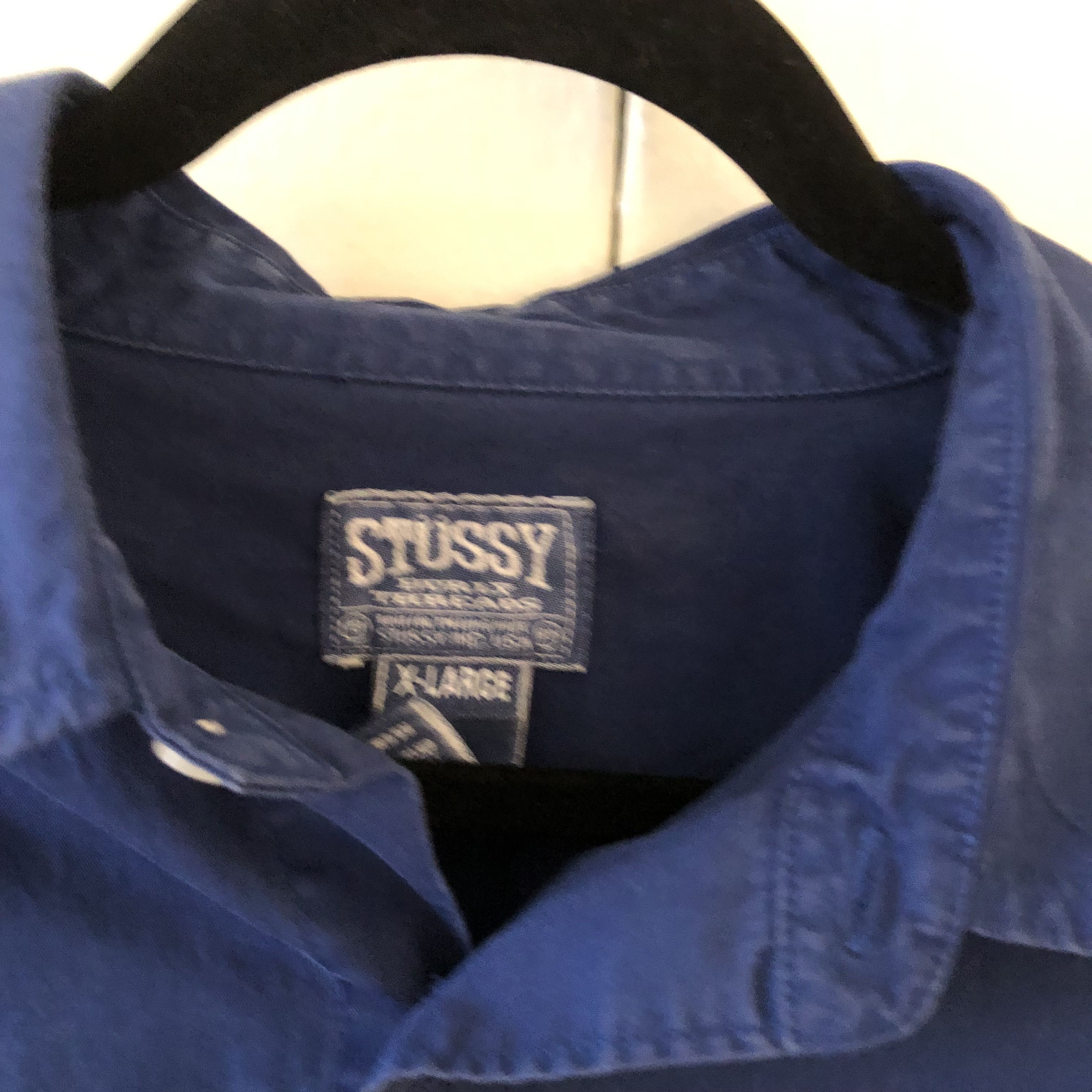 Stussy × Vintage Archived Stussy 'Burly Threads' 1990s Shirt Size US XL / EU 56 / 4 - 3 Thumbnail