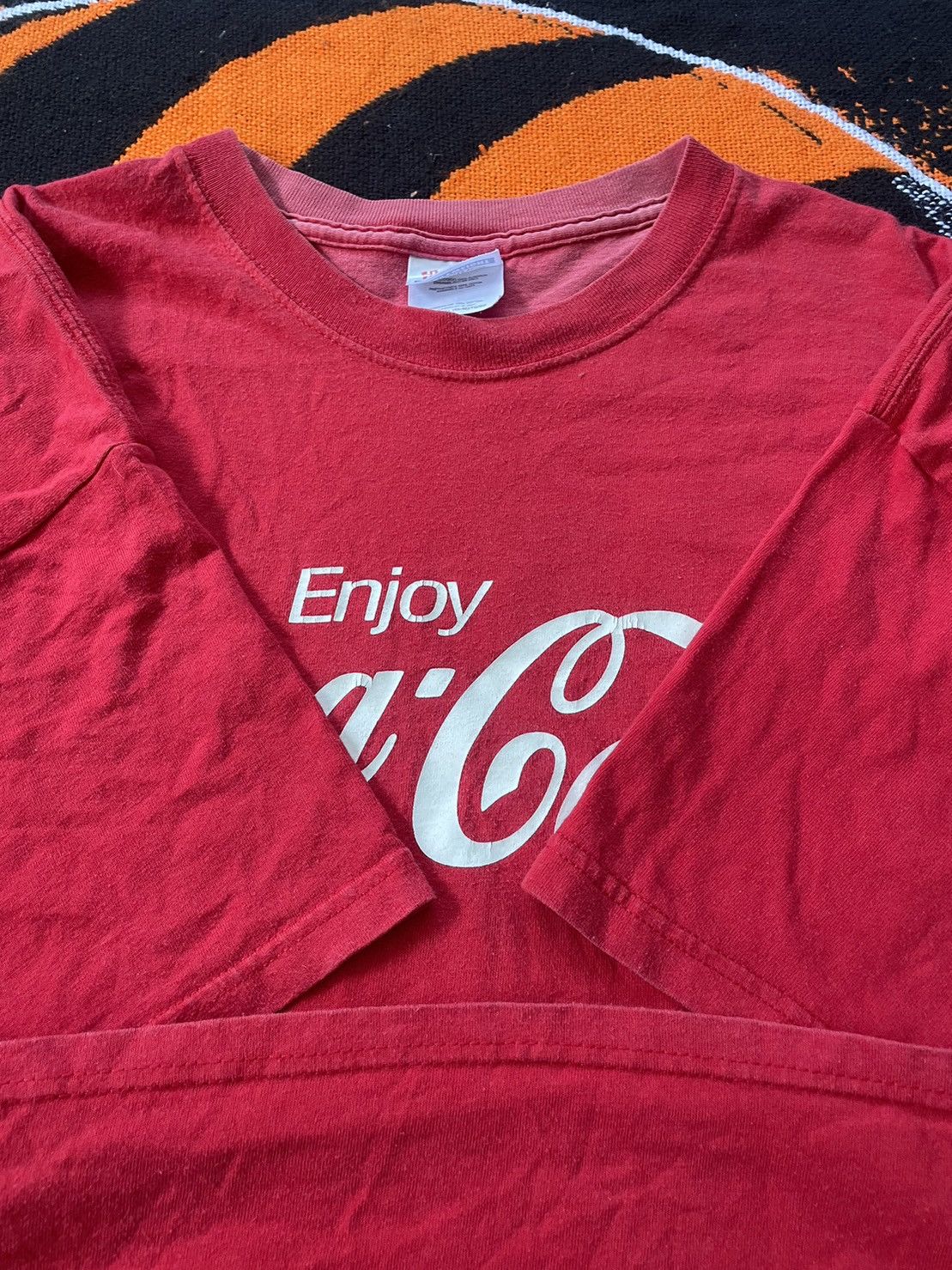 Coca Cola × Vintage 2000s Vintage Enjoy Coca-Cola COKE T-Shirt Size US XL / EU 56 / 4 - 5 Thumbnail