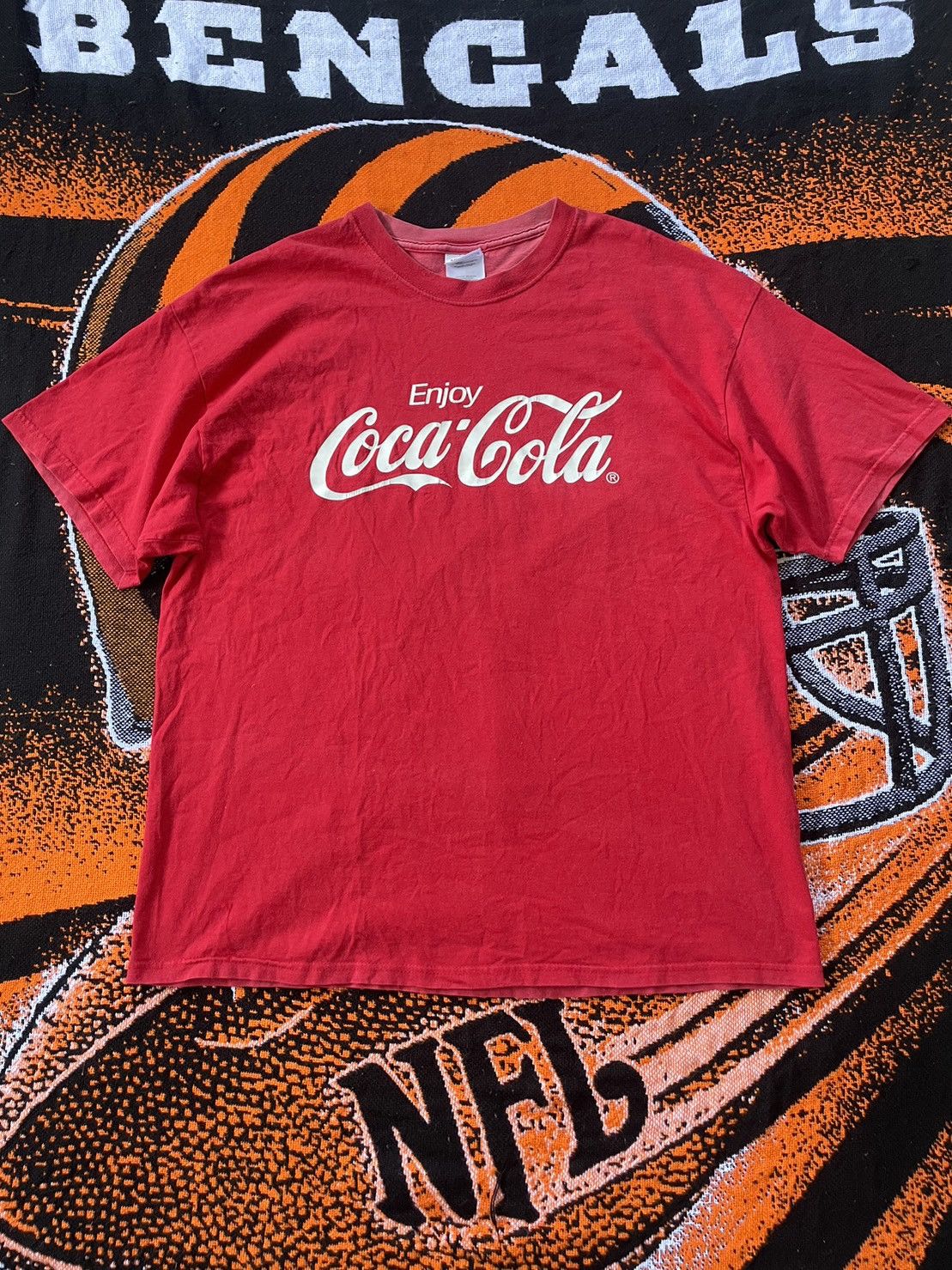 Coca Cola × Vintage 2000s Vintage Enjoy Coca-Cola COKE T-Shirt Size US XL / EU 56 / 4 - 1 Thumbnail