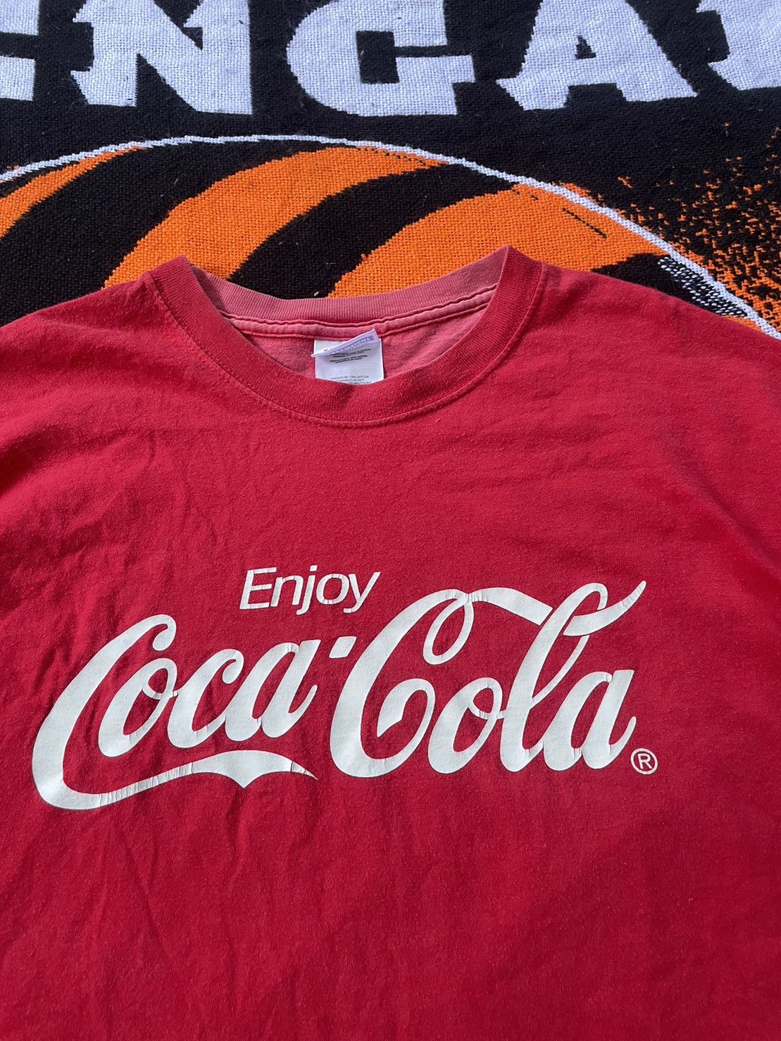 Coca Cola × Vintage 2000s Vintage Enjoy Coca-Cola COKE T-Shirt Size US XL / EU 56 / 4 - 3 Thumbnail