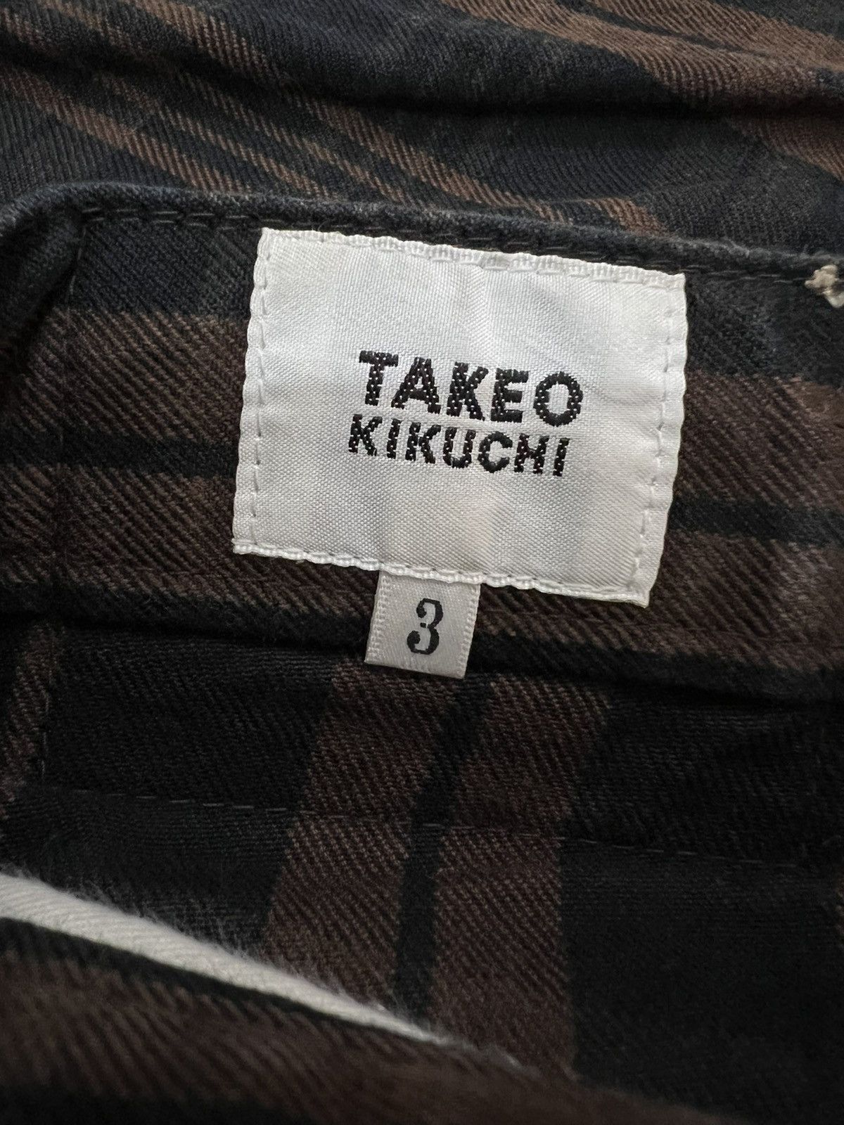 Japanese Brand × Takeo Kikuchi Japanese Brand Takeo Kikuchi Checkered Pants Size US 31 - 6 Thumbnail