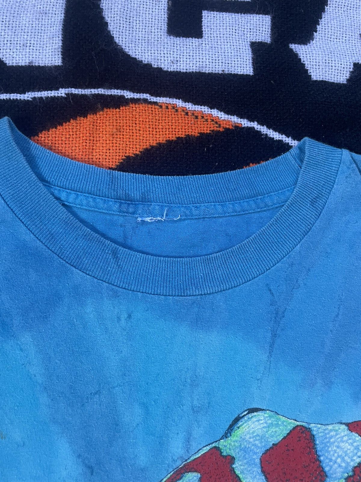 The Mountain × Vintage Vintage Habitat Salamanders Blue T-Shirt Size US XL / EU 56 / 4 - 6 Thumbnail