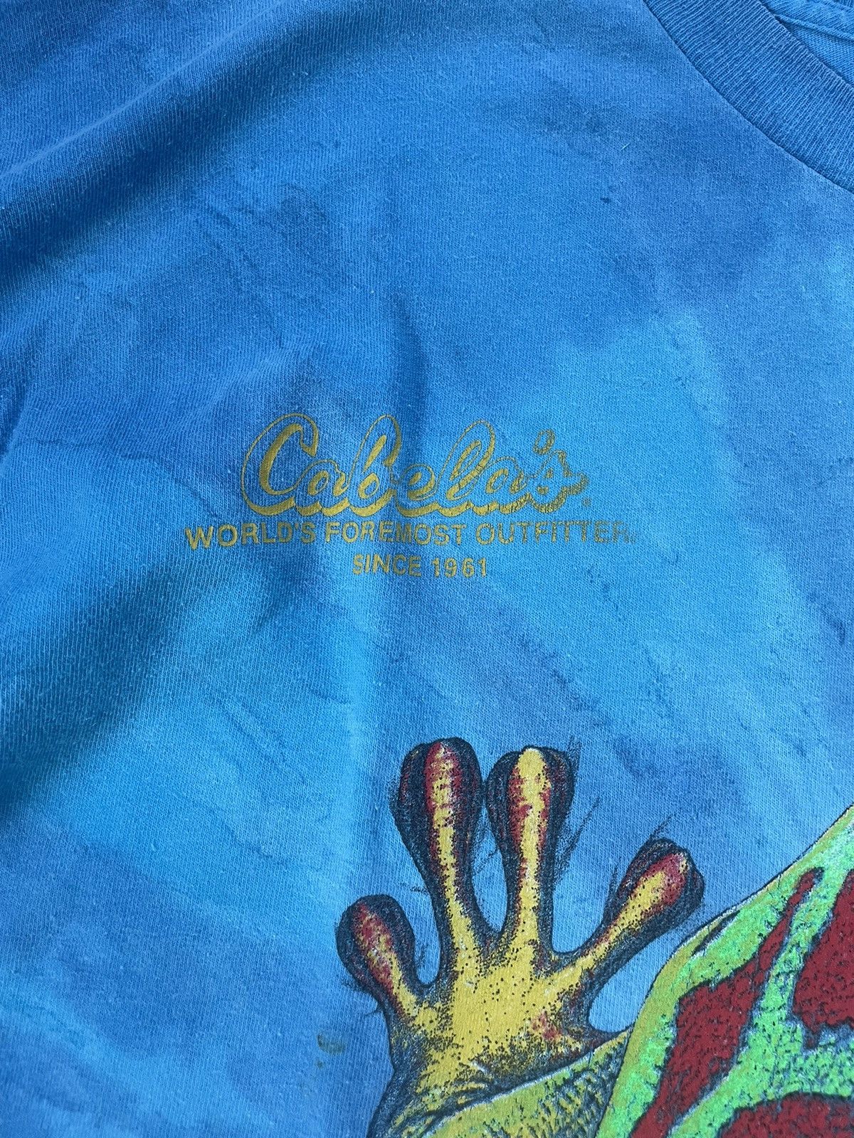 The Mountain × Vintage Vintage Habitat Salamanders Blue T-Shirt Size US XL / EU 56 / 4 - 5 Thumbnail